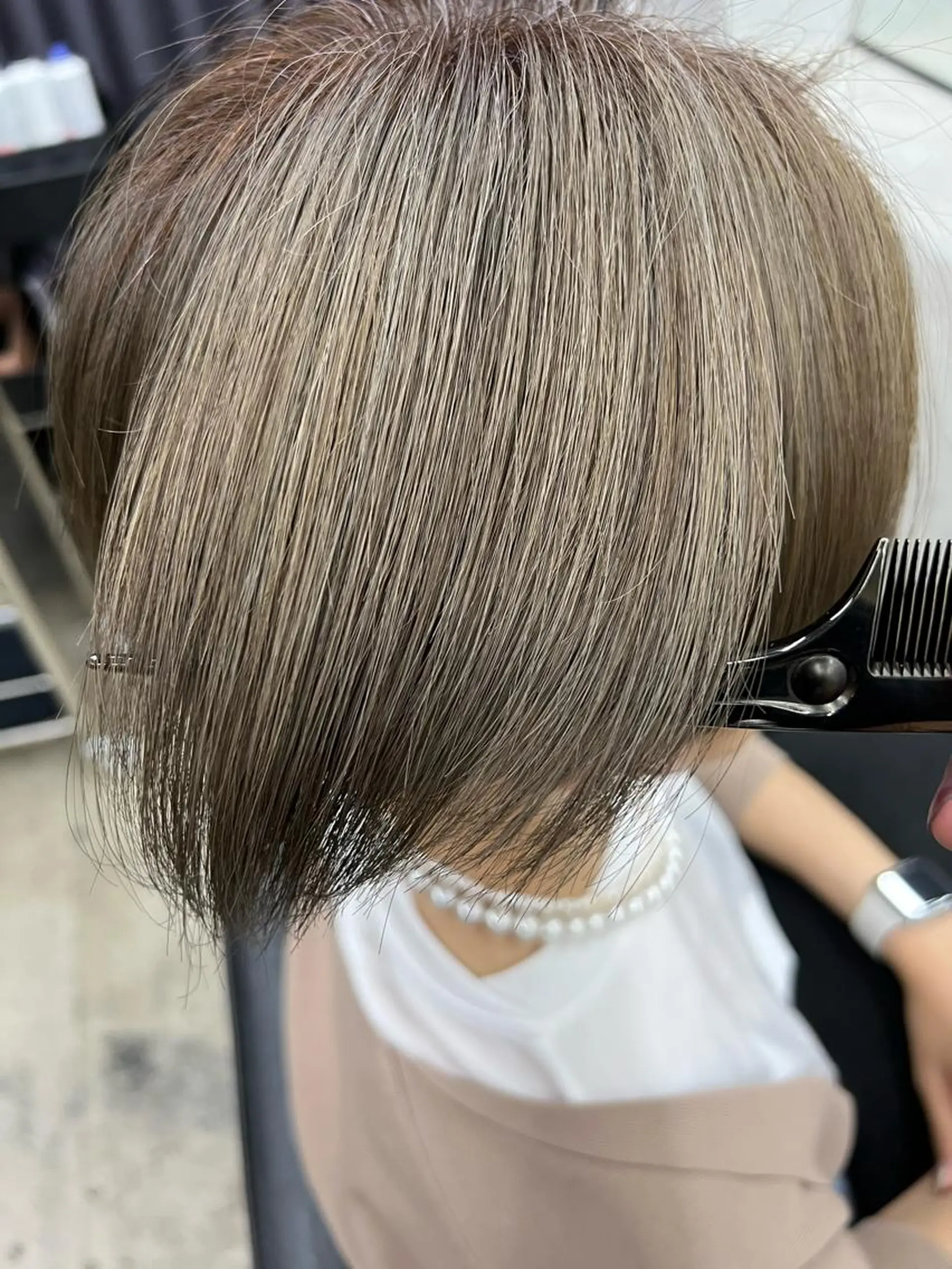 ショート カラー マツエク・マツパ LANDSグループ ヘア&アイサロンのヘアスタイル