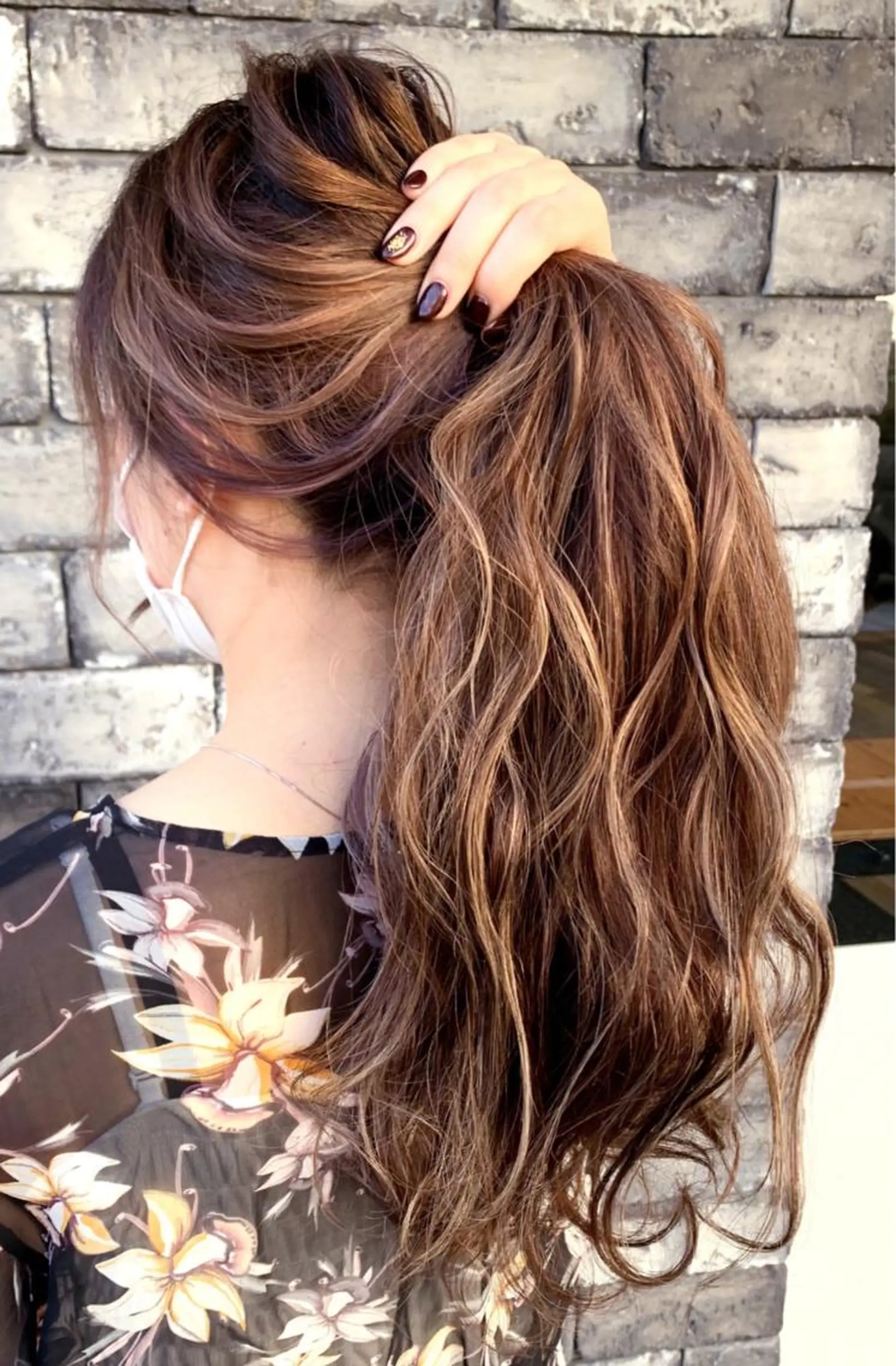 セミロング 3Dハイライト ハイライト ヘアカラー トリートメント ヘアセット ❤️千葉県代表❤️ 店長❤️柿本翔一朗のヘアスタイル