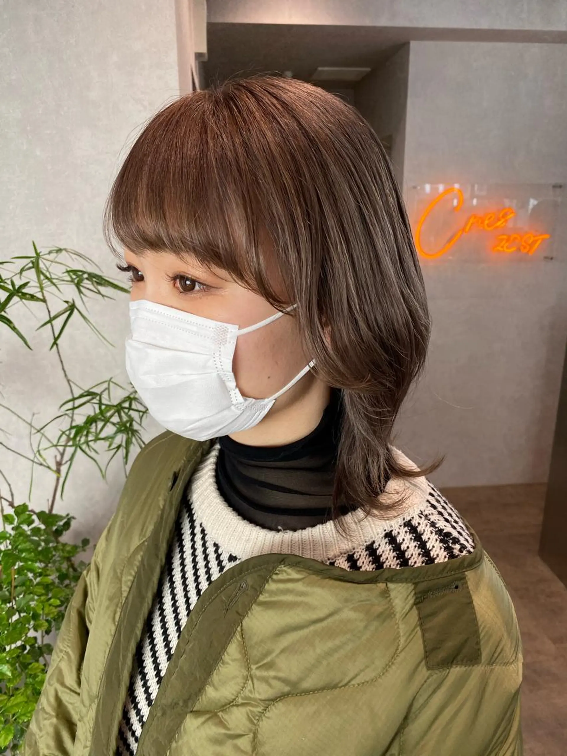 ミディアム カラー ヘアアレンジ XENA表参道 MIKUのヘアスタイル