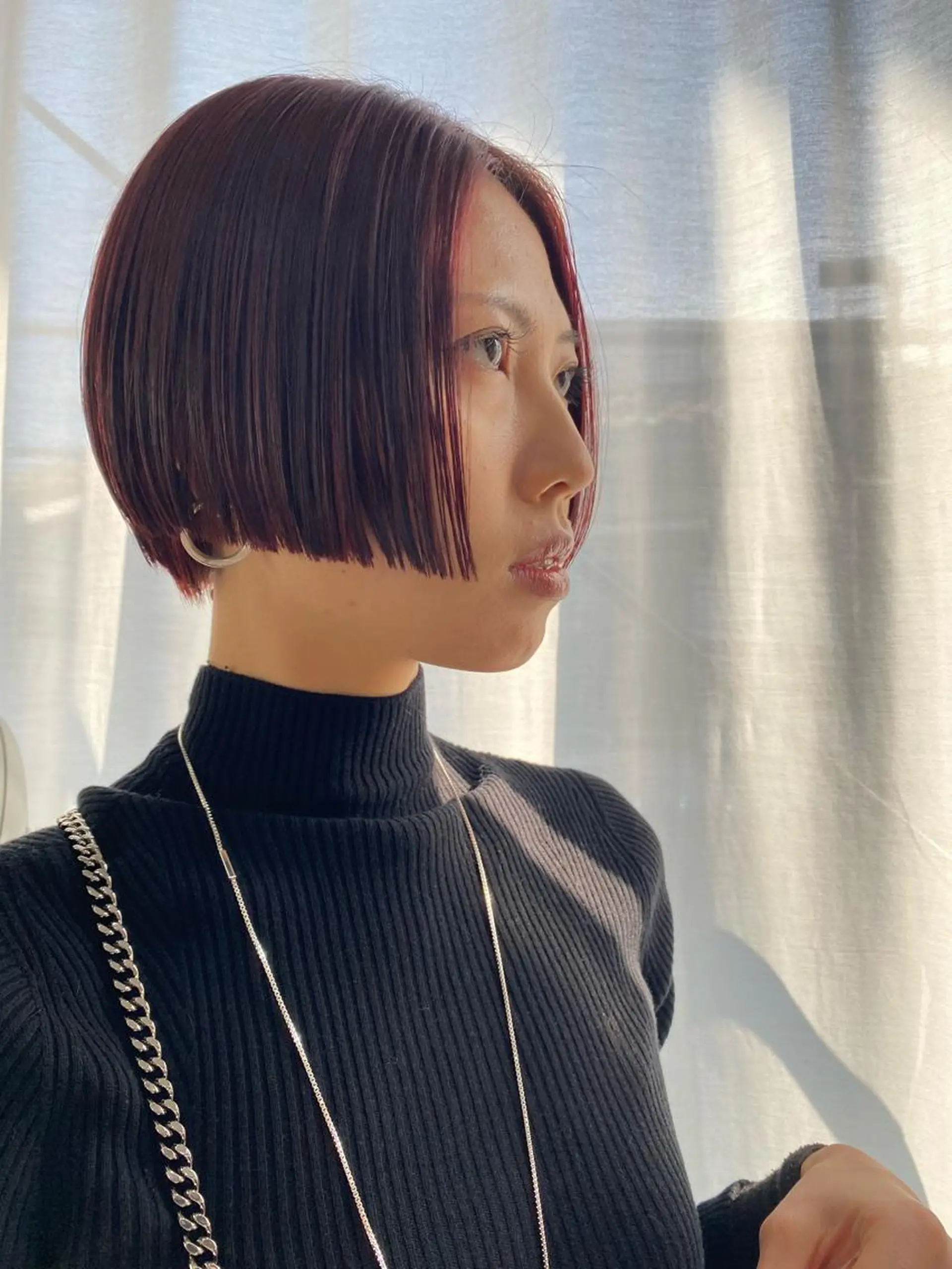 ショート カラー カット les baladins du miroir所属・🍃YURI 🍃のヘアスタイル