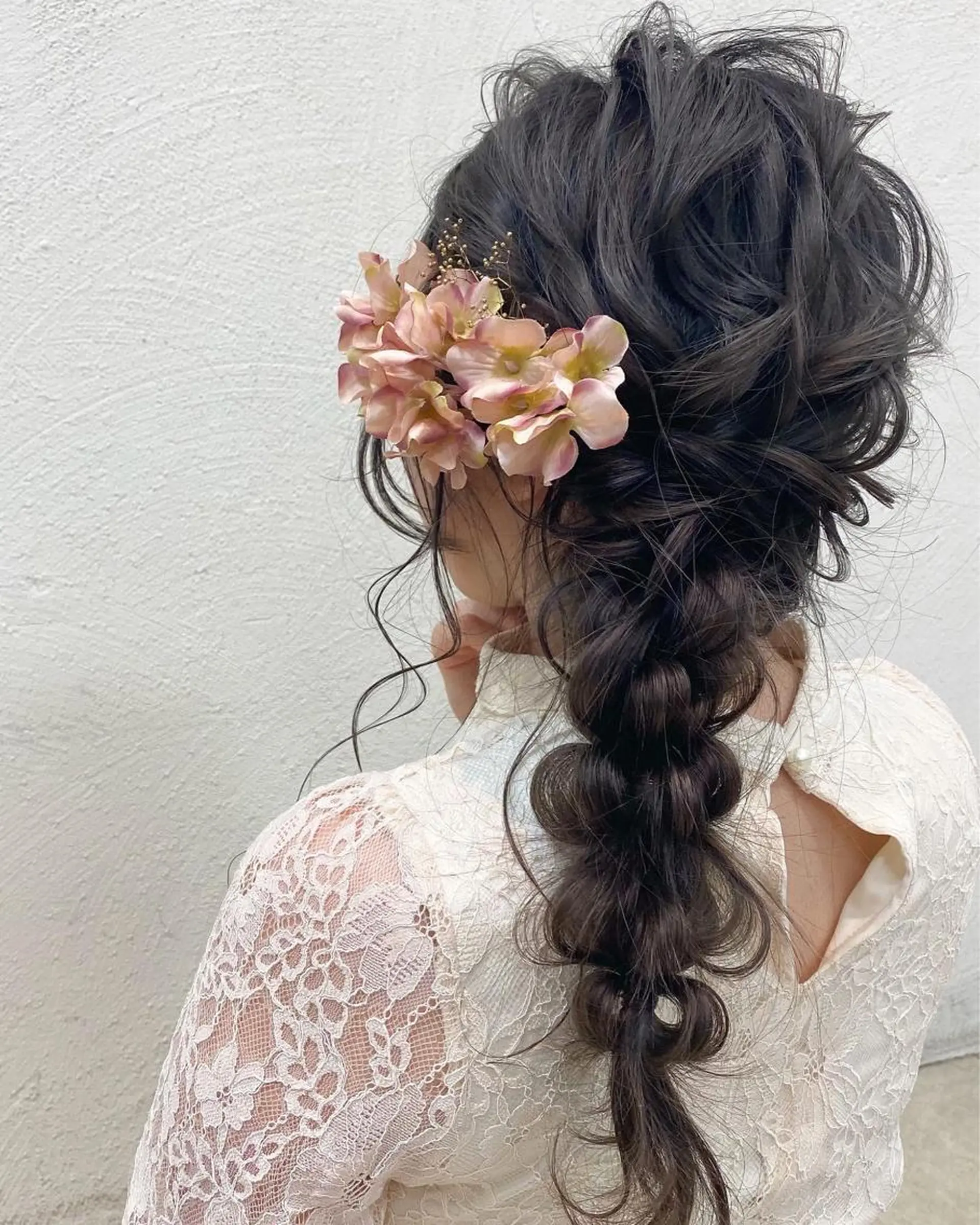 ロング ヘアアレンジ 林 瑠夏のヘアスタイル