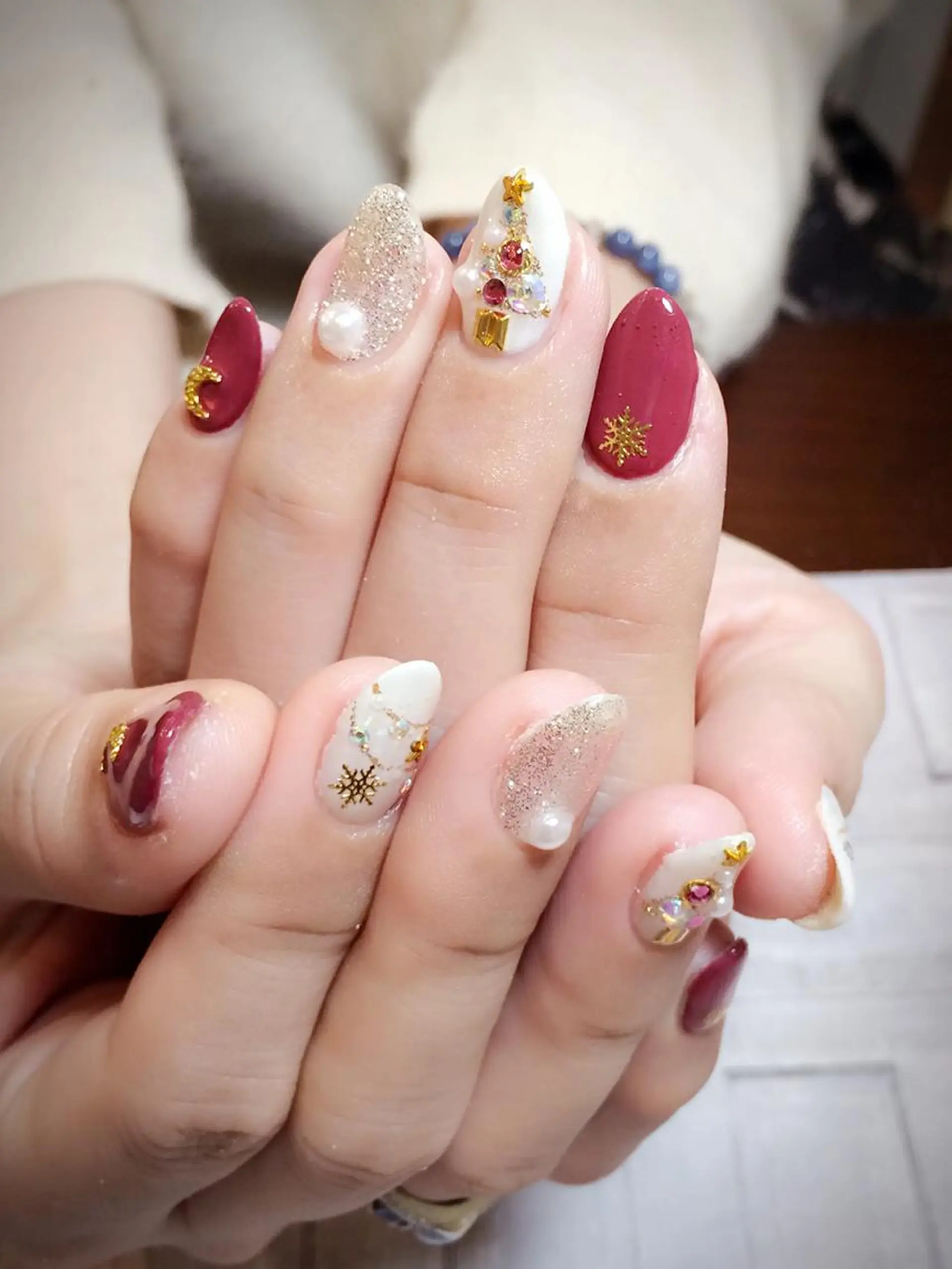 ネイル 冬ネイル クリスマス jdn kayokoのネイルデザイン