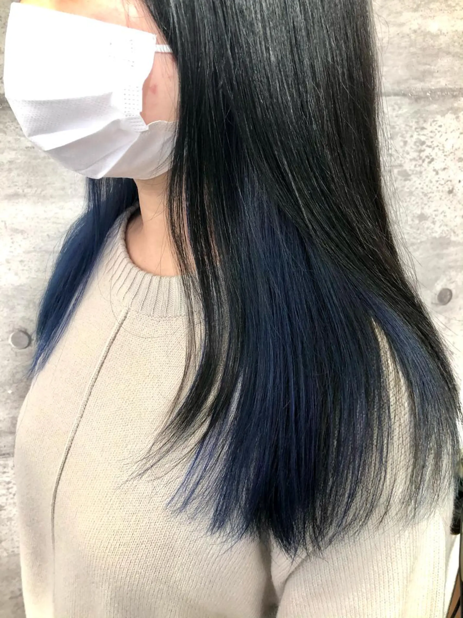 ロング カラー アッシュ ハイライトカラー イルミナカラー インナーカラー テラコッタ 江上拓郎/ショート /酸性ストレートのヘアスタイル