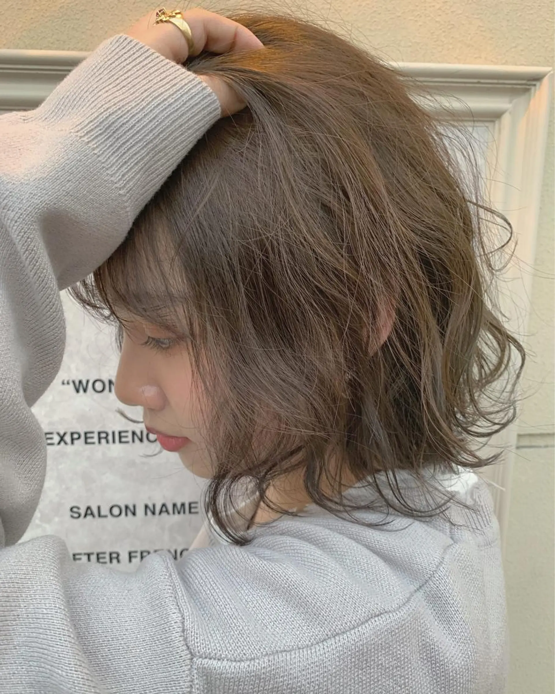 ショート カラー レイヤー🇰🇷 韓国ヘア💕トモミのヘアスタイル