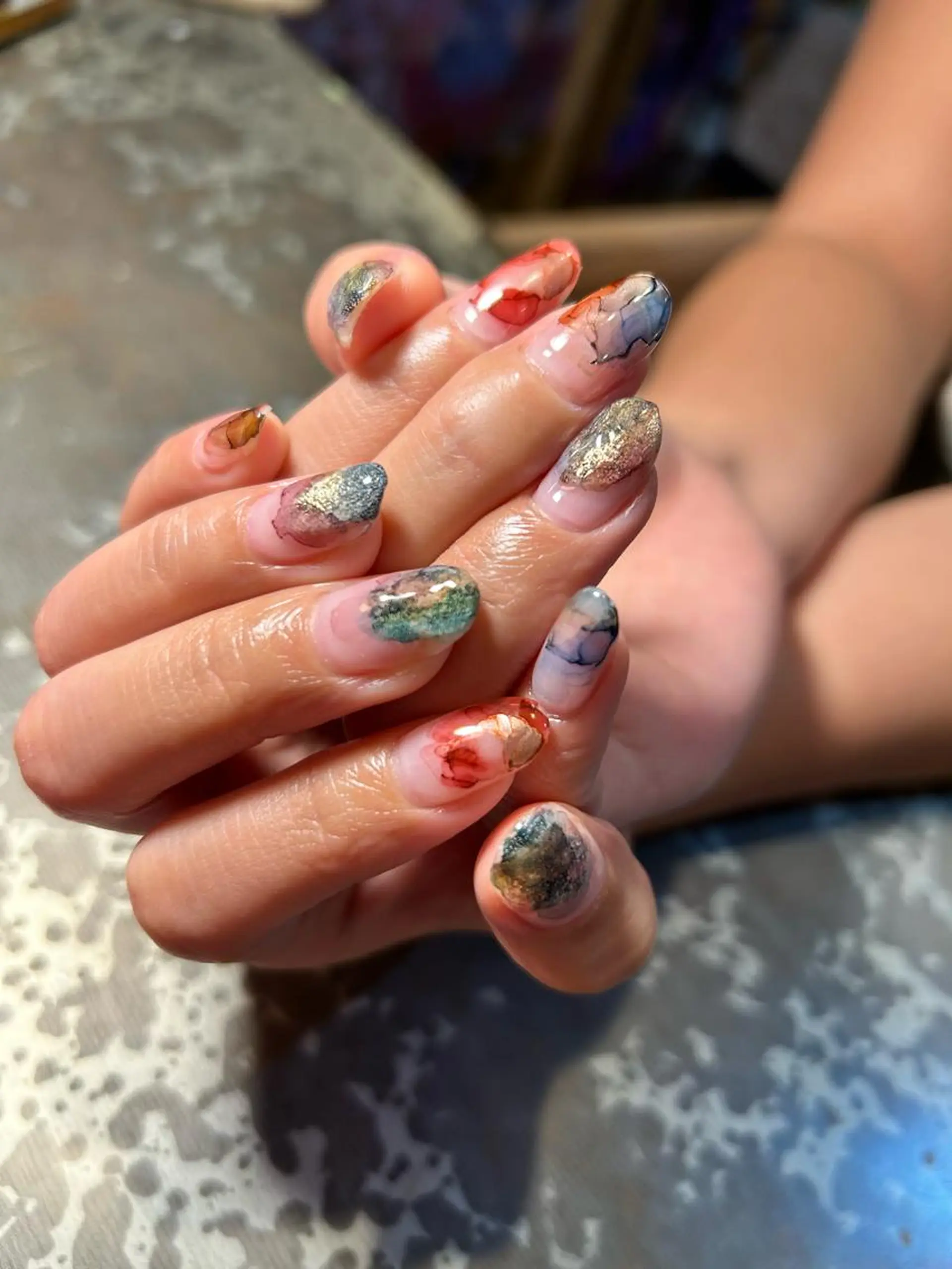 ネイル キラキラネイル ハンドネイル Ainchi nail所属・＊ misa ＊のネイルデザイン