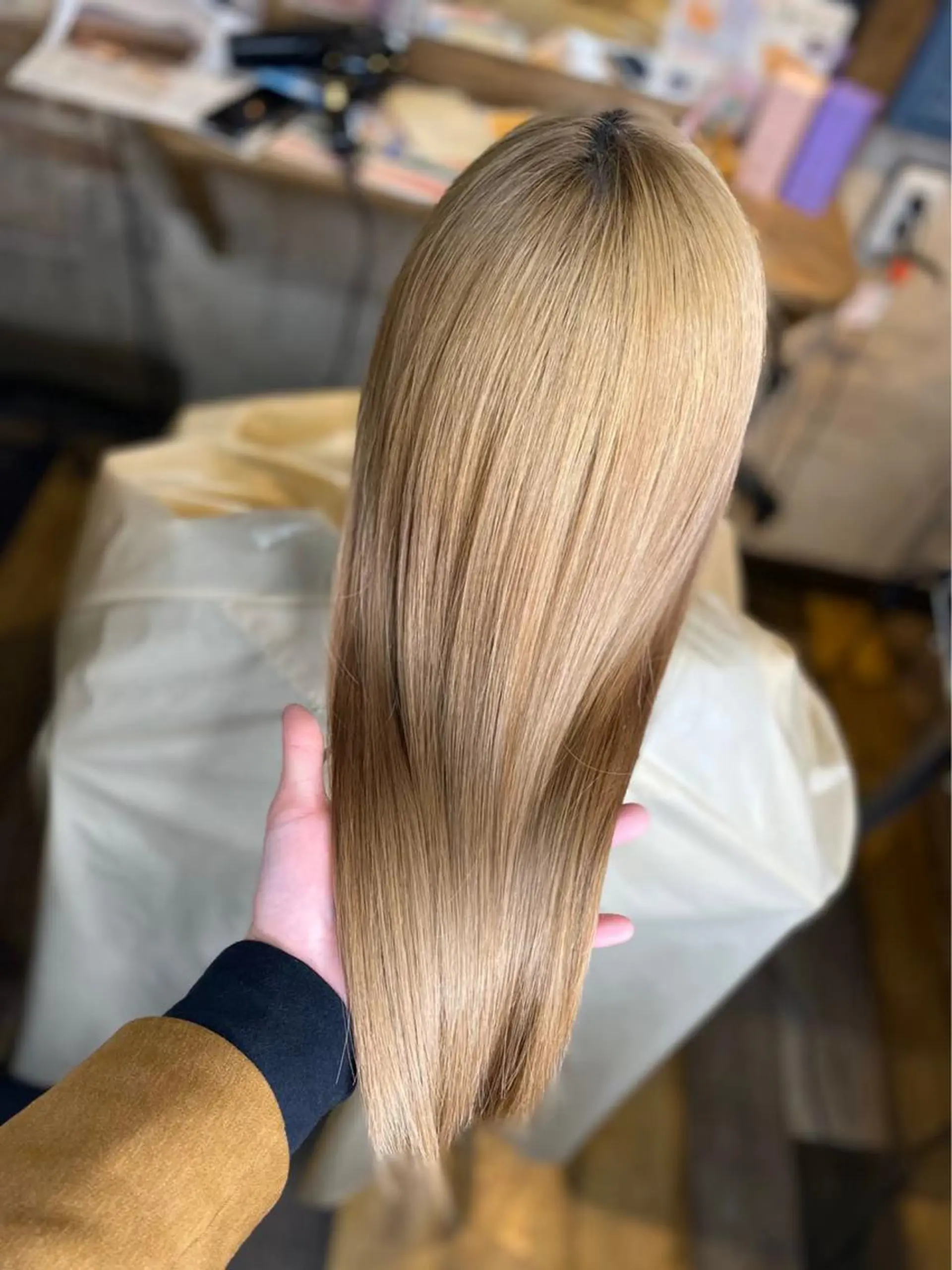 ロング 髪質改善 new.本川越店所属・くせ毛多毛特化 高橋　淳のヘアスタイル