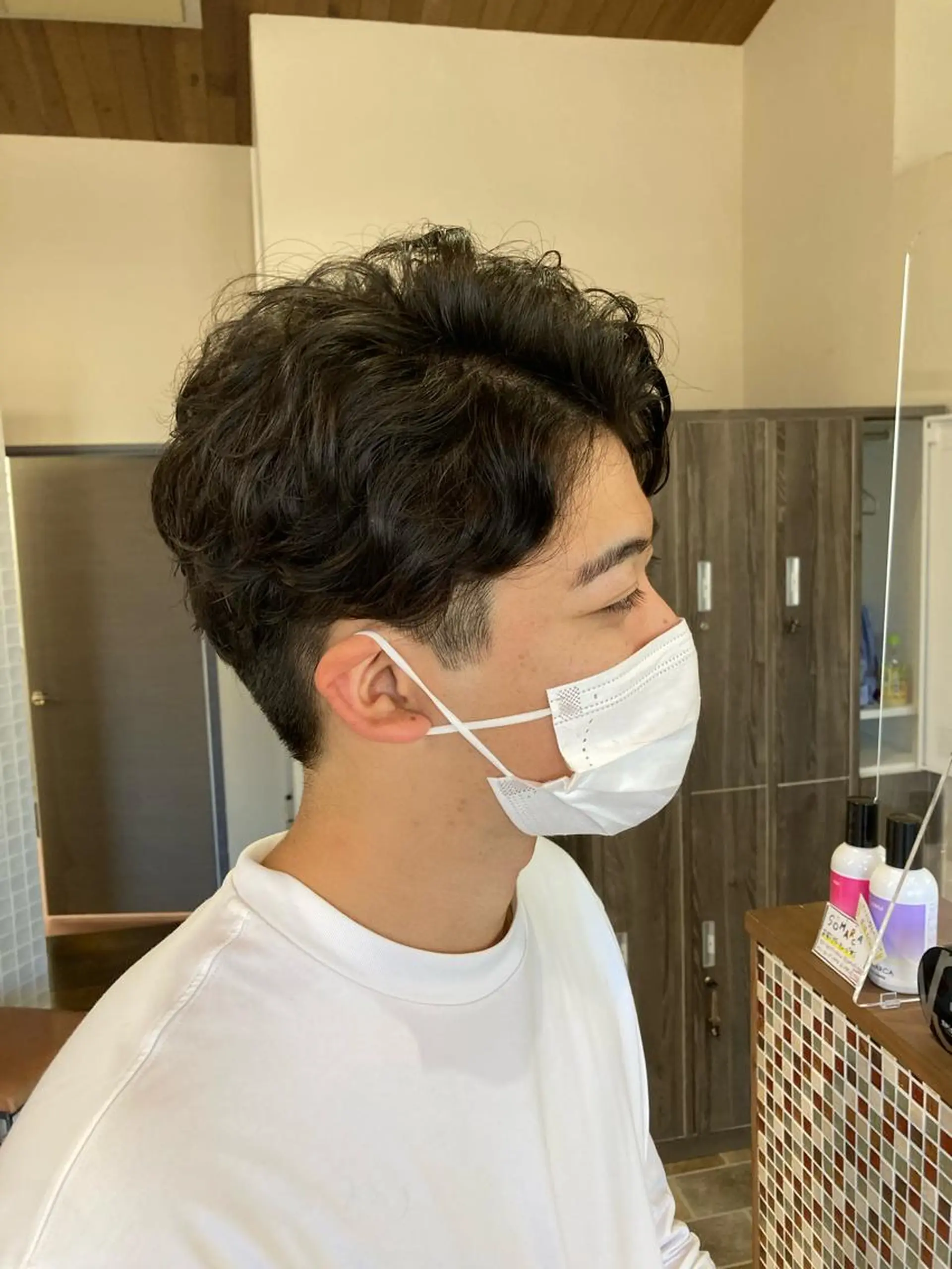 メンズ メンズパーマ カット パーマ 加藤 泰地のヘアスタイル