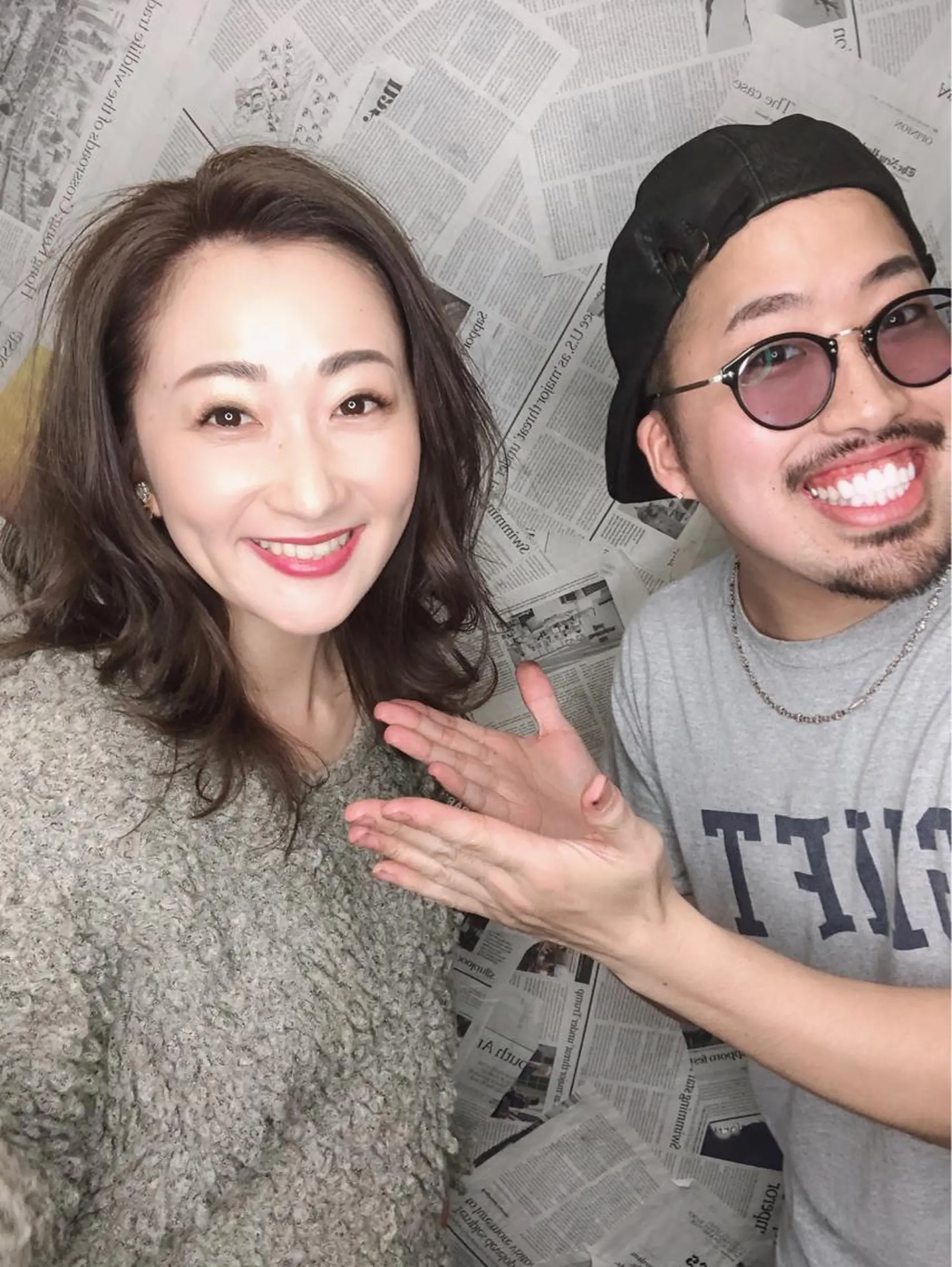 ミディアム カット ヘアカラー トリートメント Toiro 中目黒のヘアスタイル