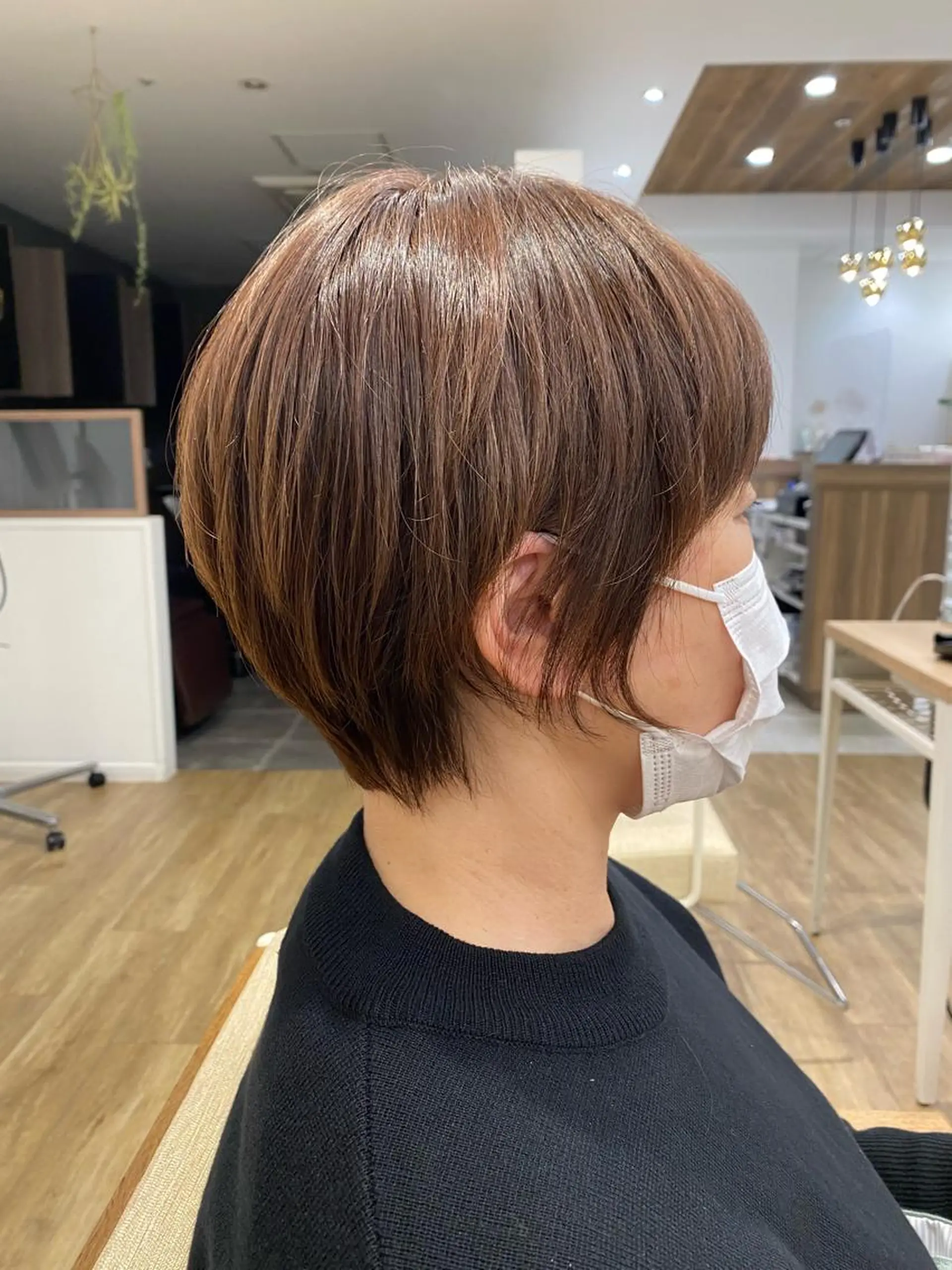 ショート 石山 /切りっぱなしボブのヘアスタイル
