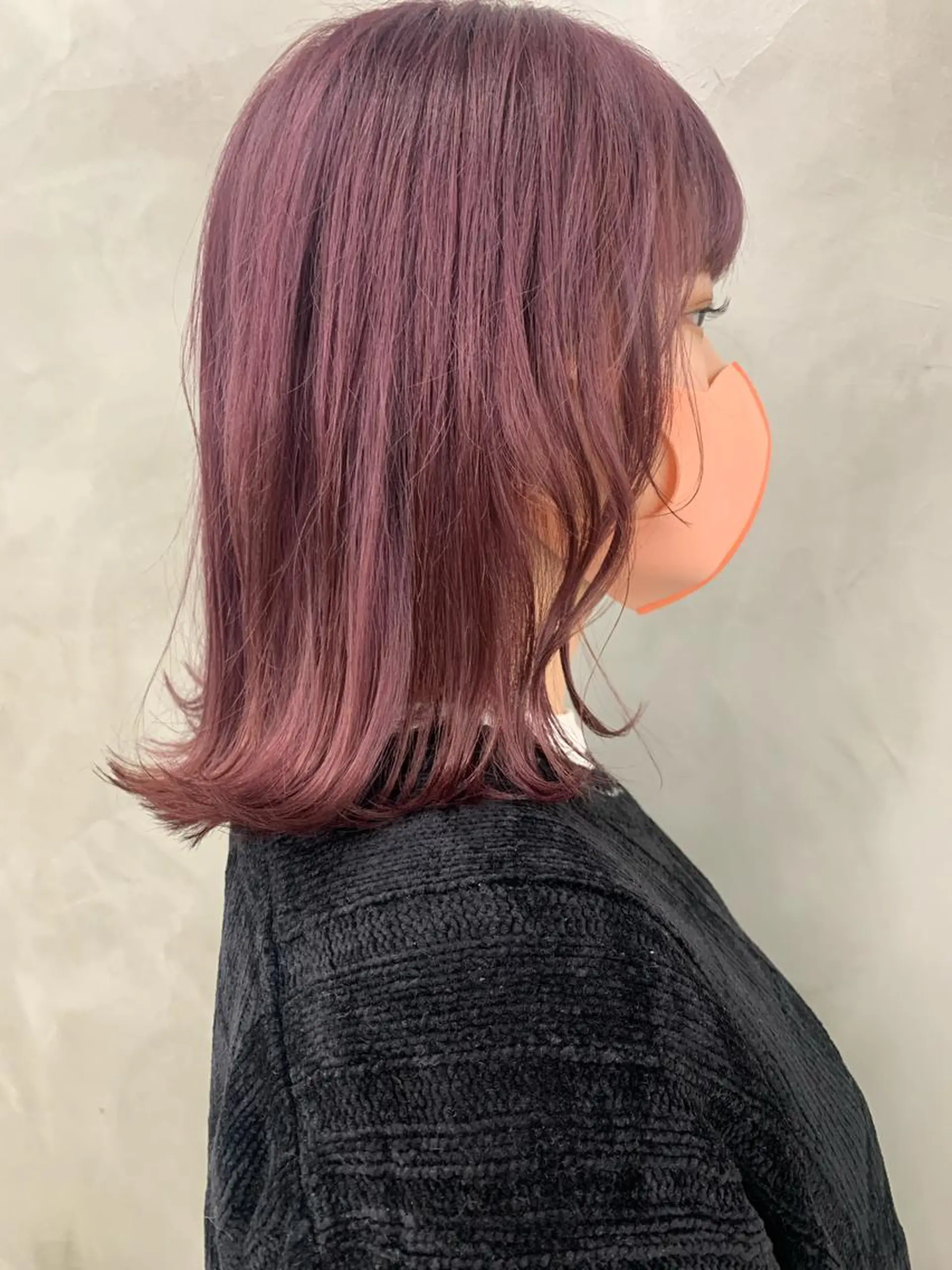 ミディアム カラー ブームボックス所属・🐝ハイトーンカラー hachi🐝のヘアスタイル