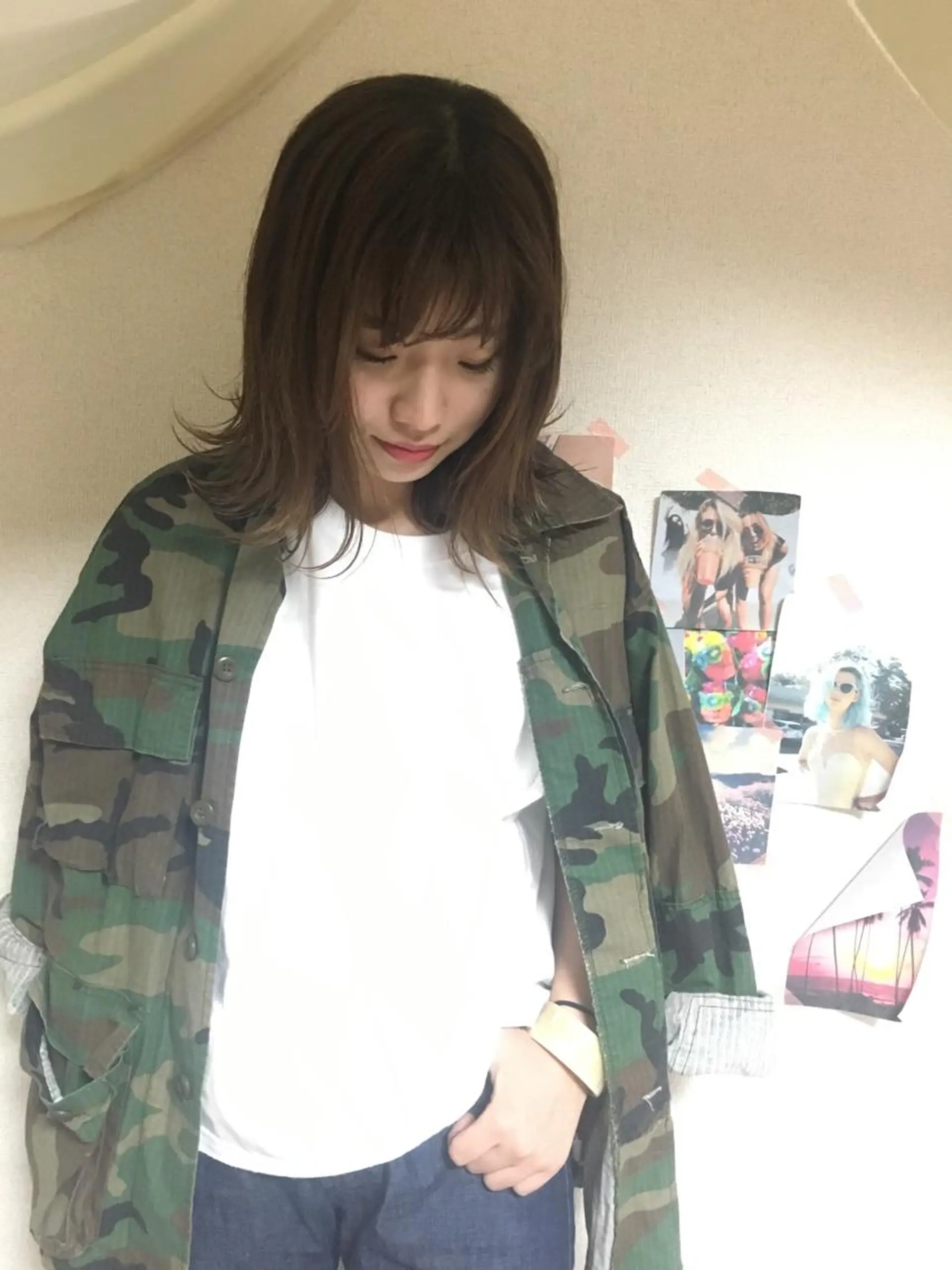 ミディアム カラー ボブ SALOWIN me＋店所属・半個室サロン🫧 ササキアヤカのヘアスタイル