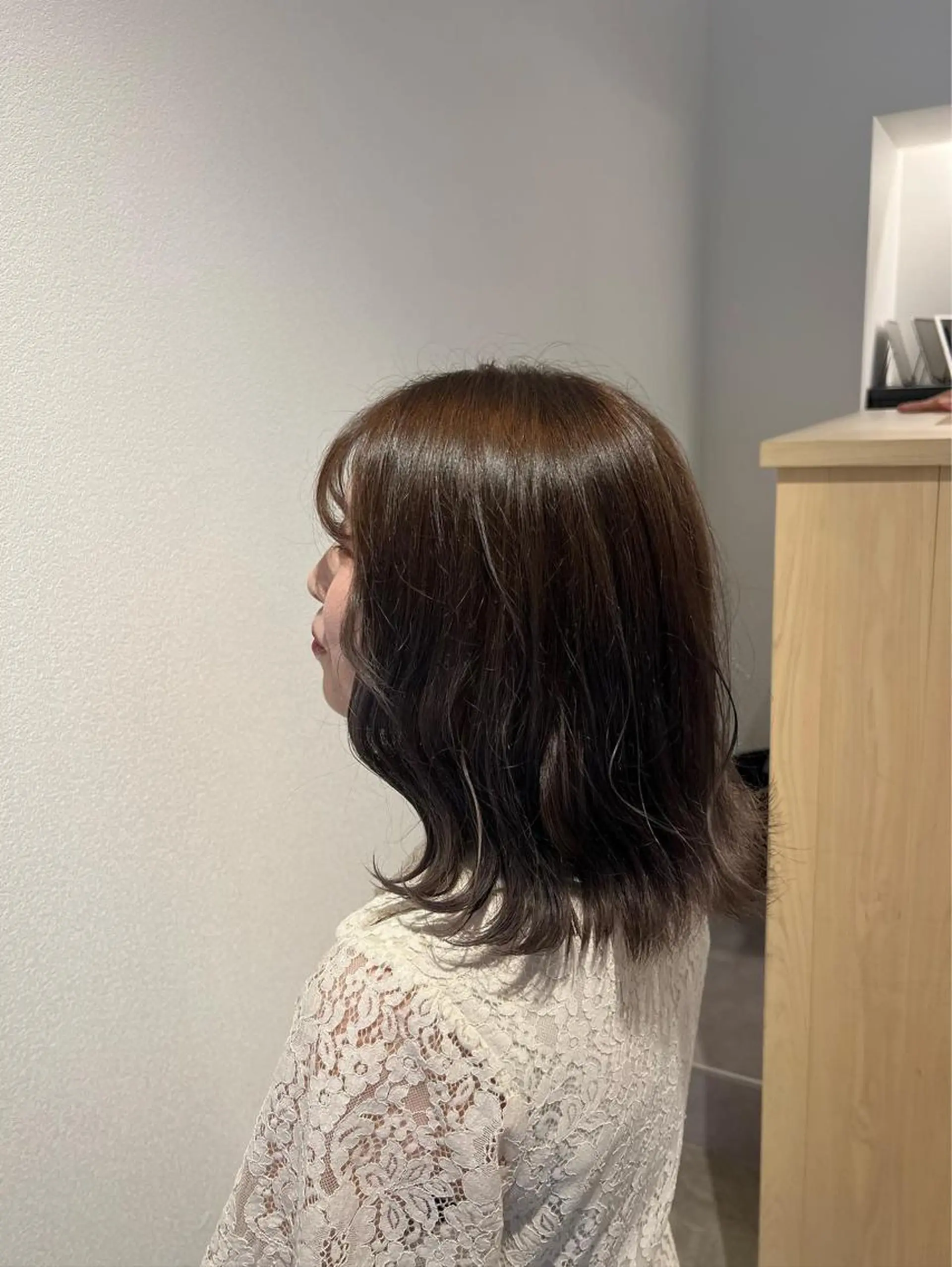 ミディアム 髪質改善 縮毛矯正 トリートメント 【SASE】大人上品 💍/ユウガ⭐️のヘアスタイル