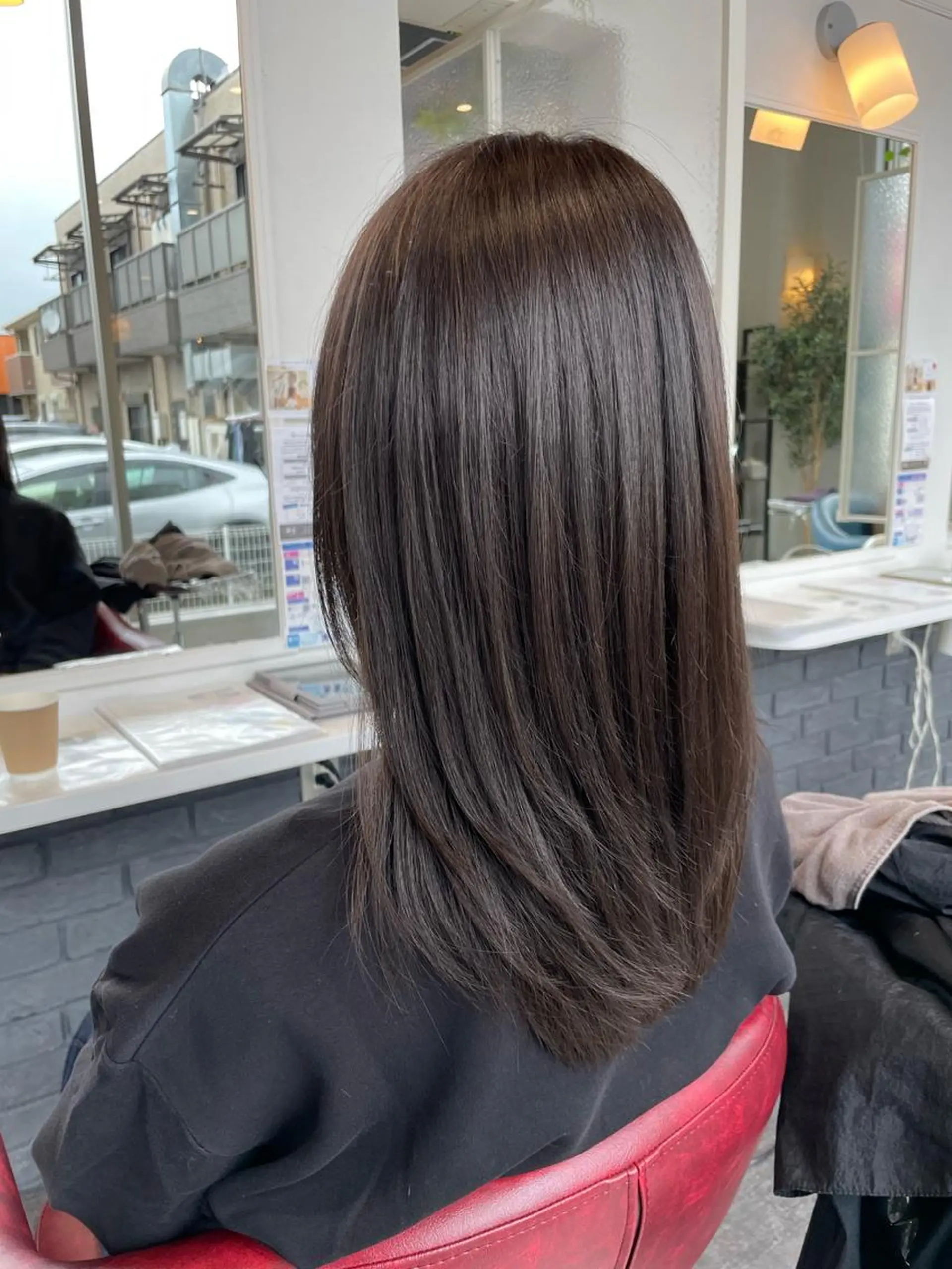 ミディアム カラー カット ヘアカラー トリートメント TELAHAIR 副代表　菊池謙のヘアスタイル