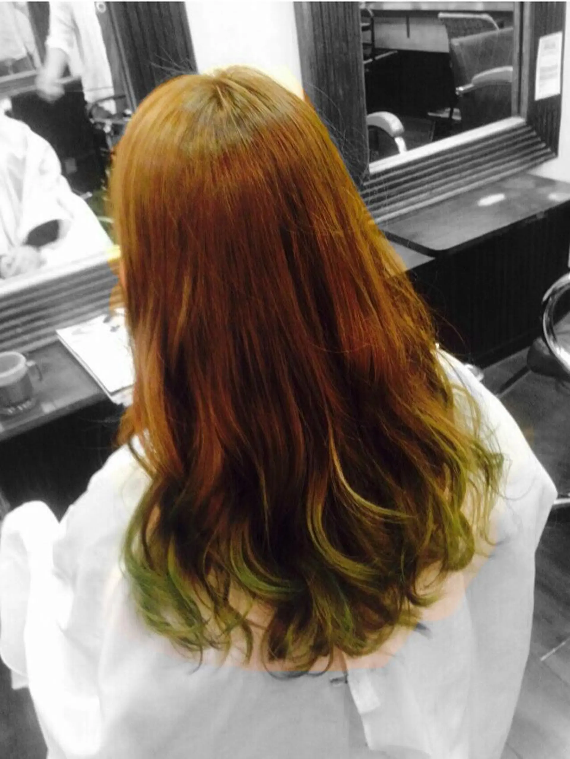 セミロング カラー グラデーションカラー ミニモお気に入り数 No.1宍戸雄弥のヘアスタイル