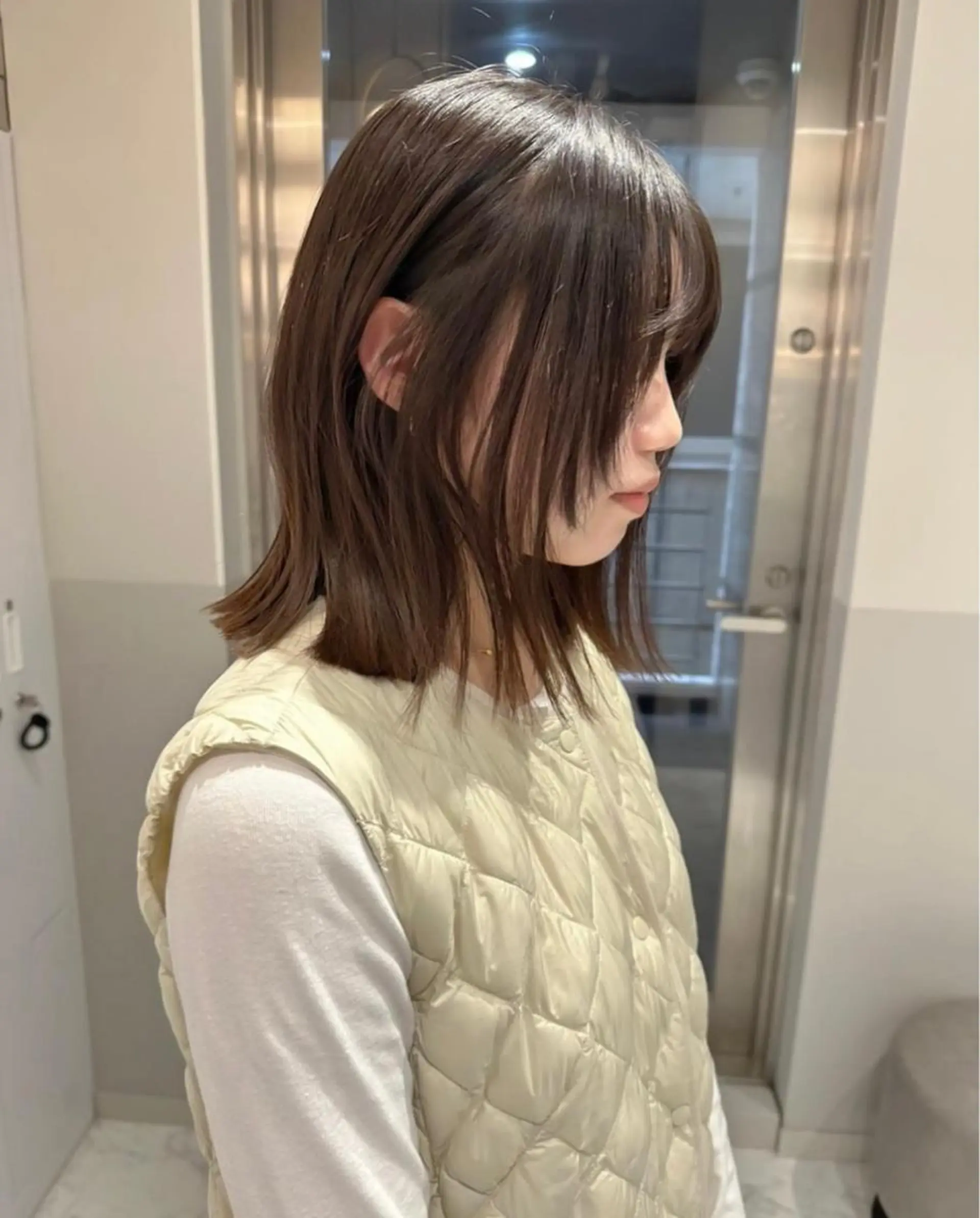 ミディアム ୨୧柔らかいカラー nozomi ୨୧のヘアスタイル