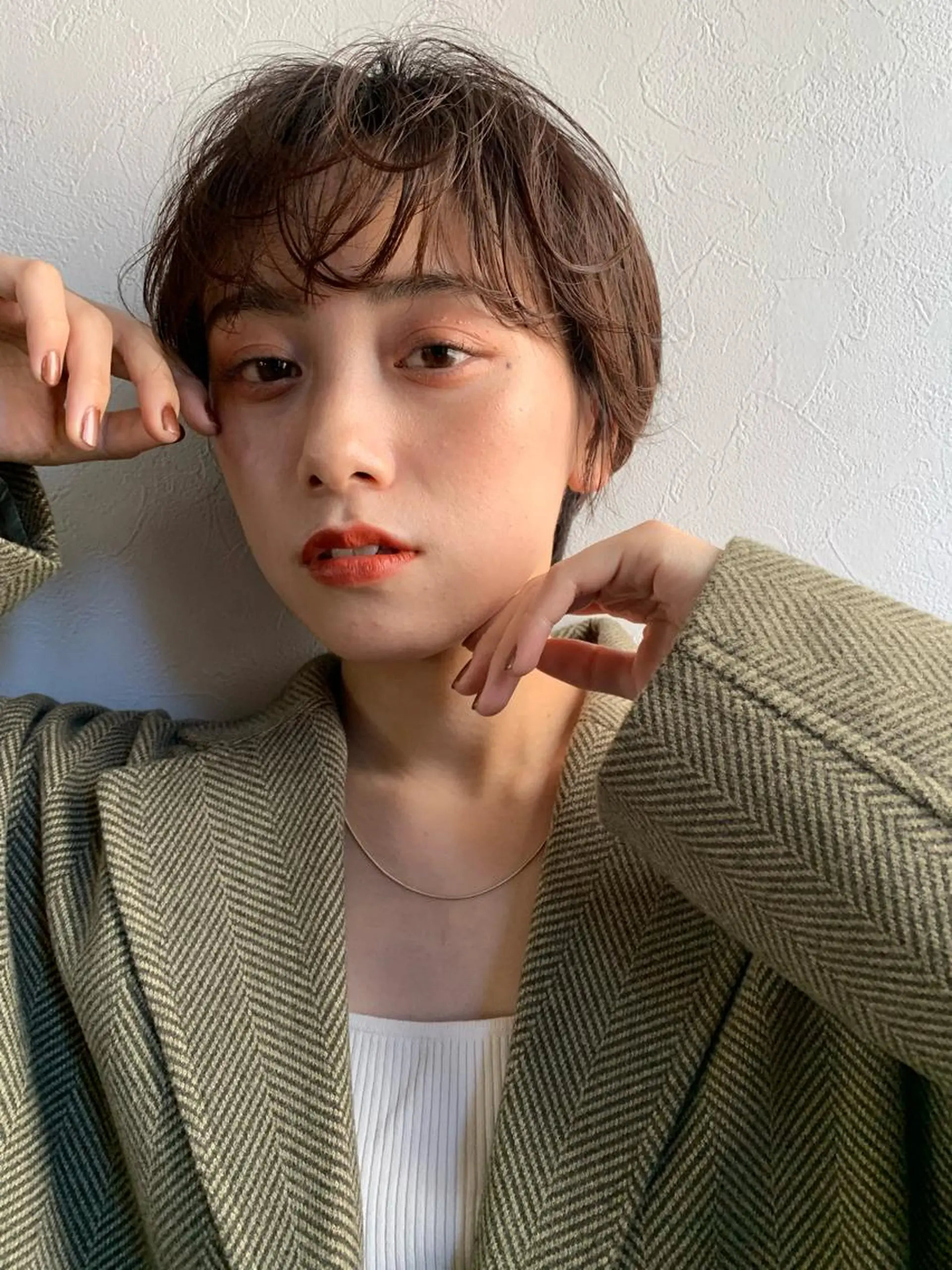 ショート カット ヘアカラー SALOWIN新潟万代所属・緑川 瑞穂のヘアスタイル