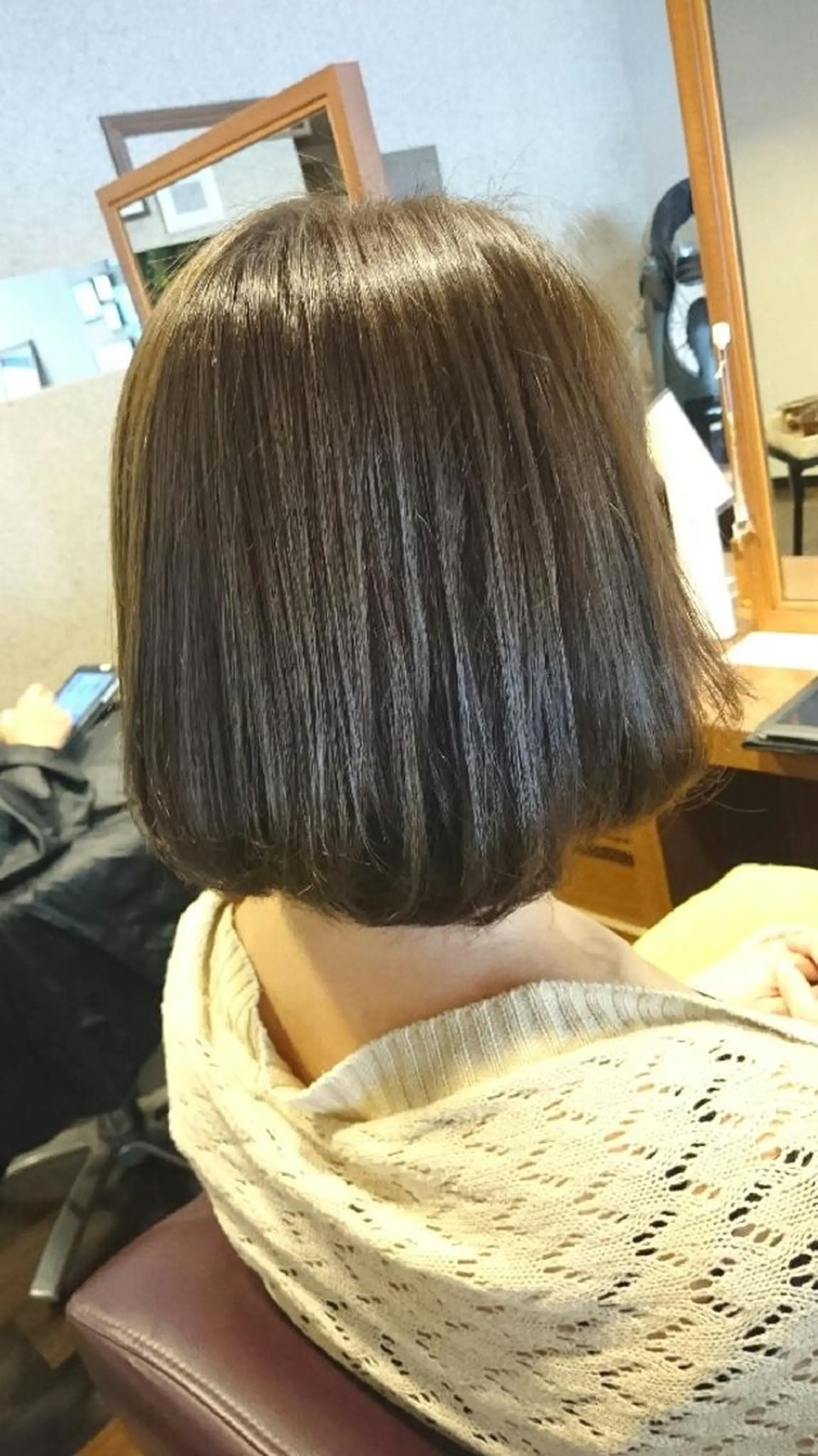カラー ショート グレージュ ◎モチマル チアキ◎のヘアスタイル