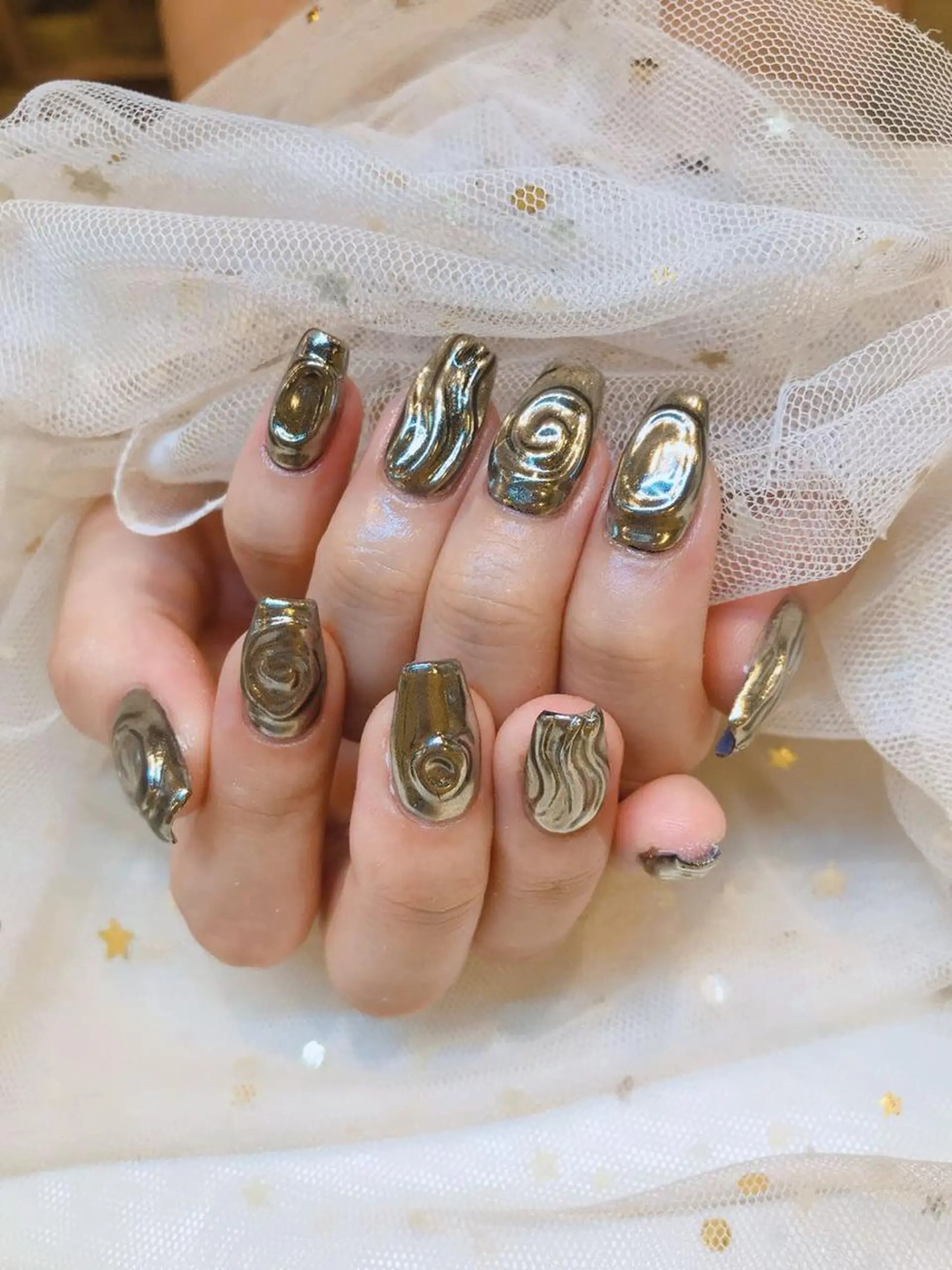 ネイル 長さだし専門店 M2　rikaのネイルデザイン