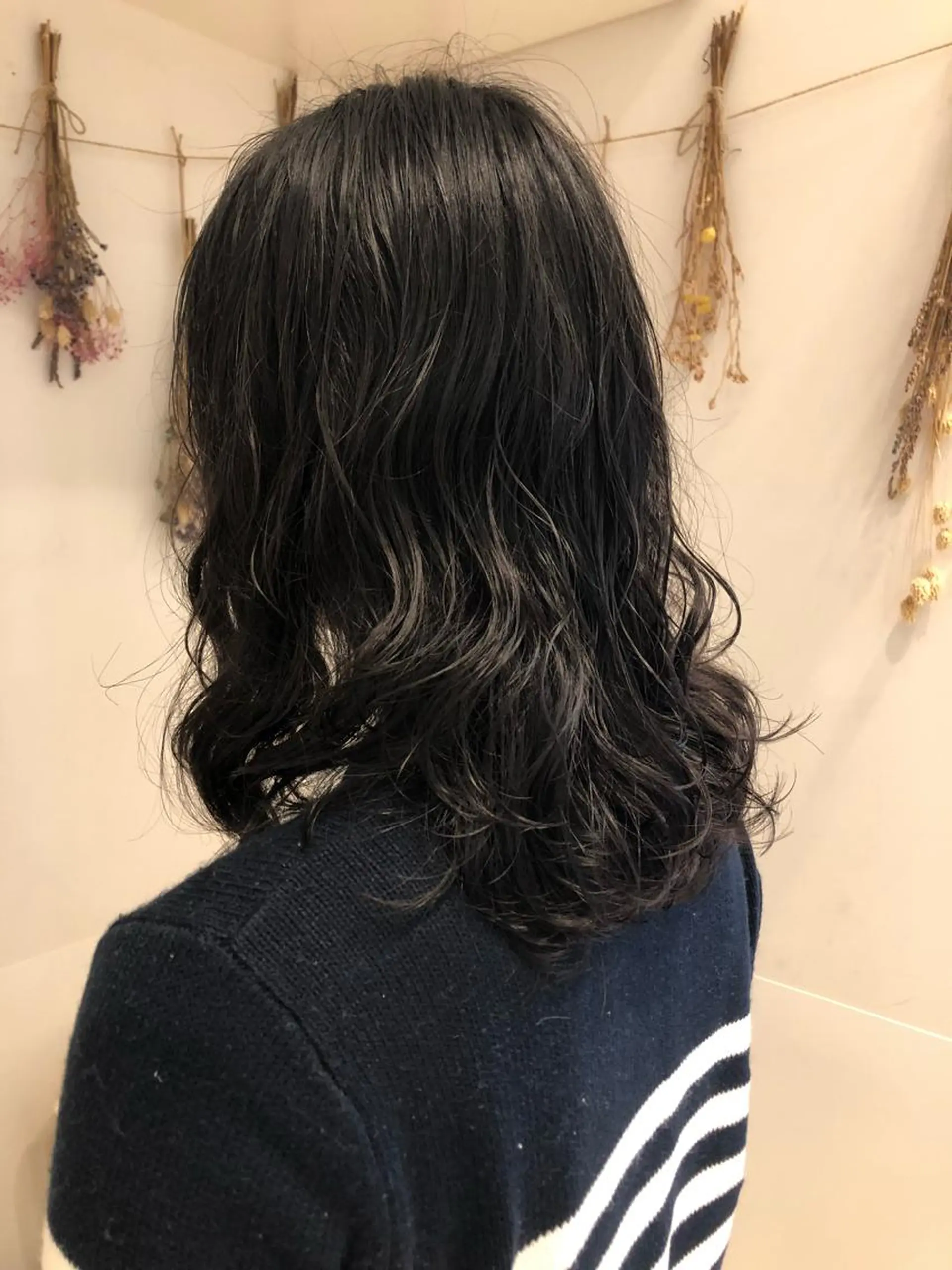 ミディアム パーマ デジタルパーマ はだゆうき @hadadan08のヘアスタイル