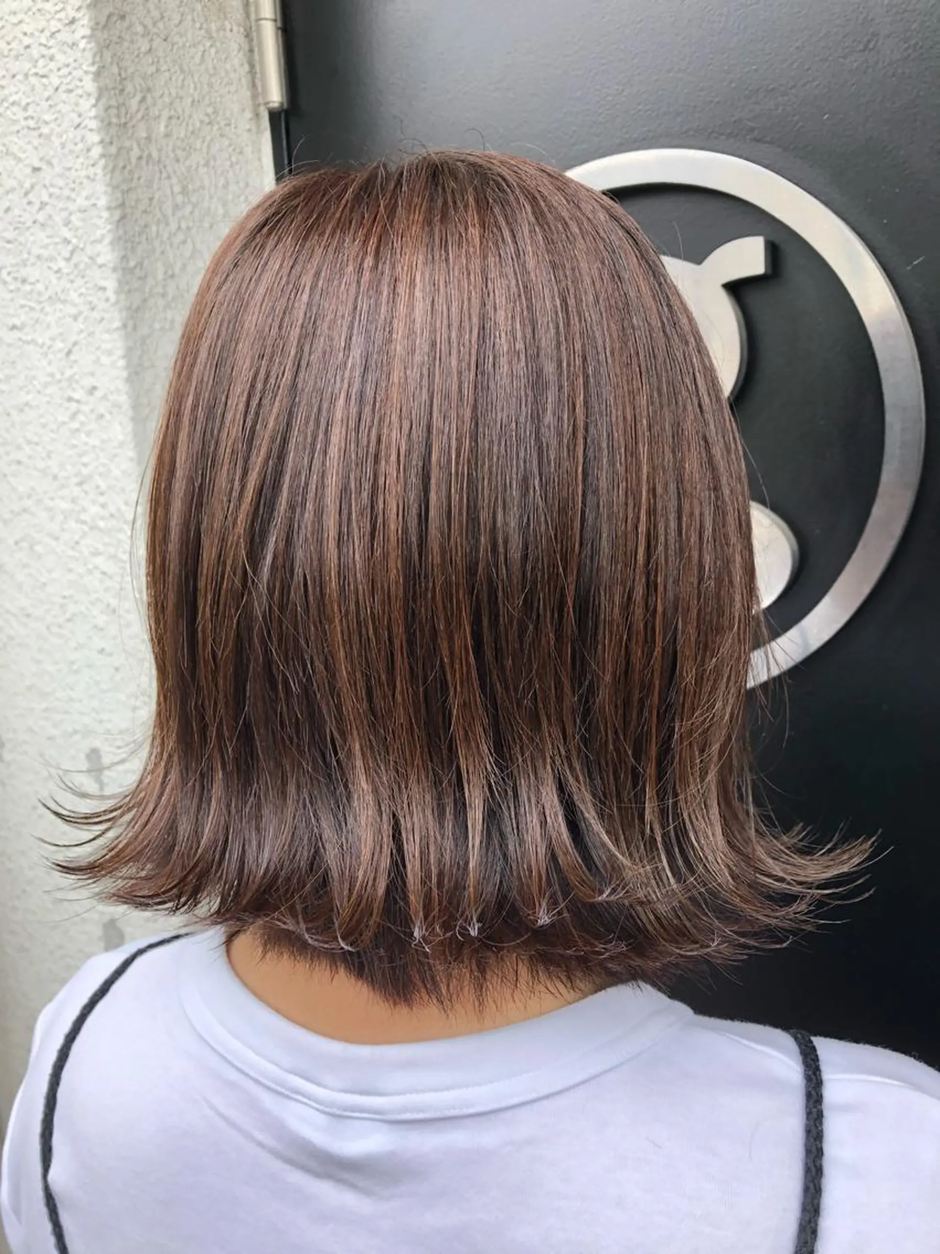 ミディアム 松本 剛成のヘアスタイル