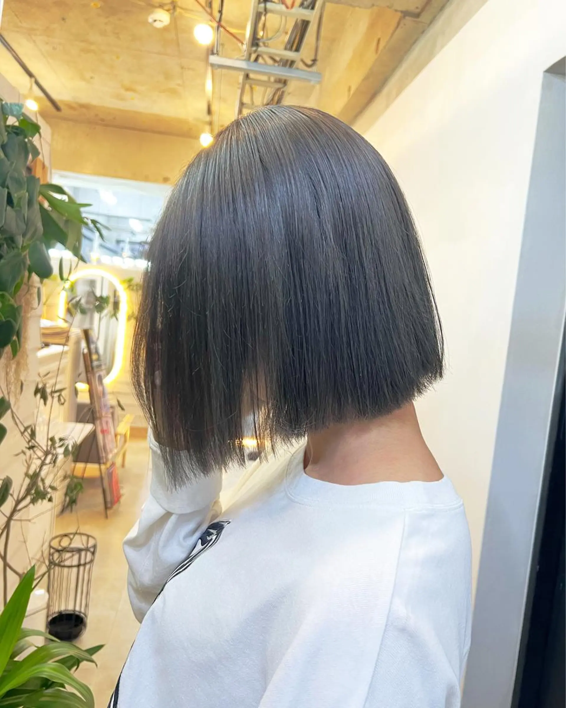 カラー YUI ハイトーンカラーのヘアスタイル