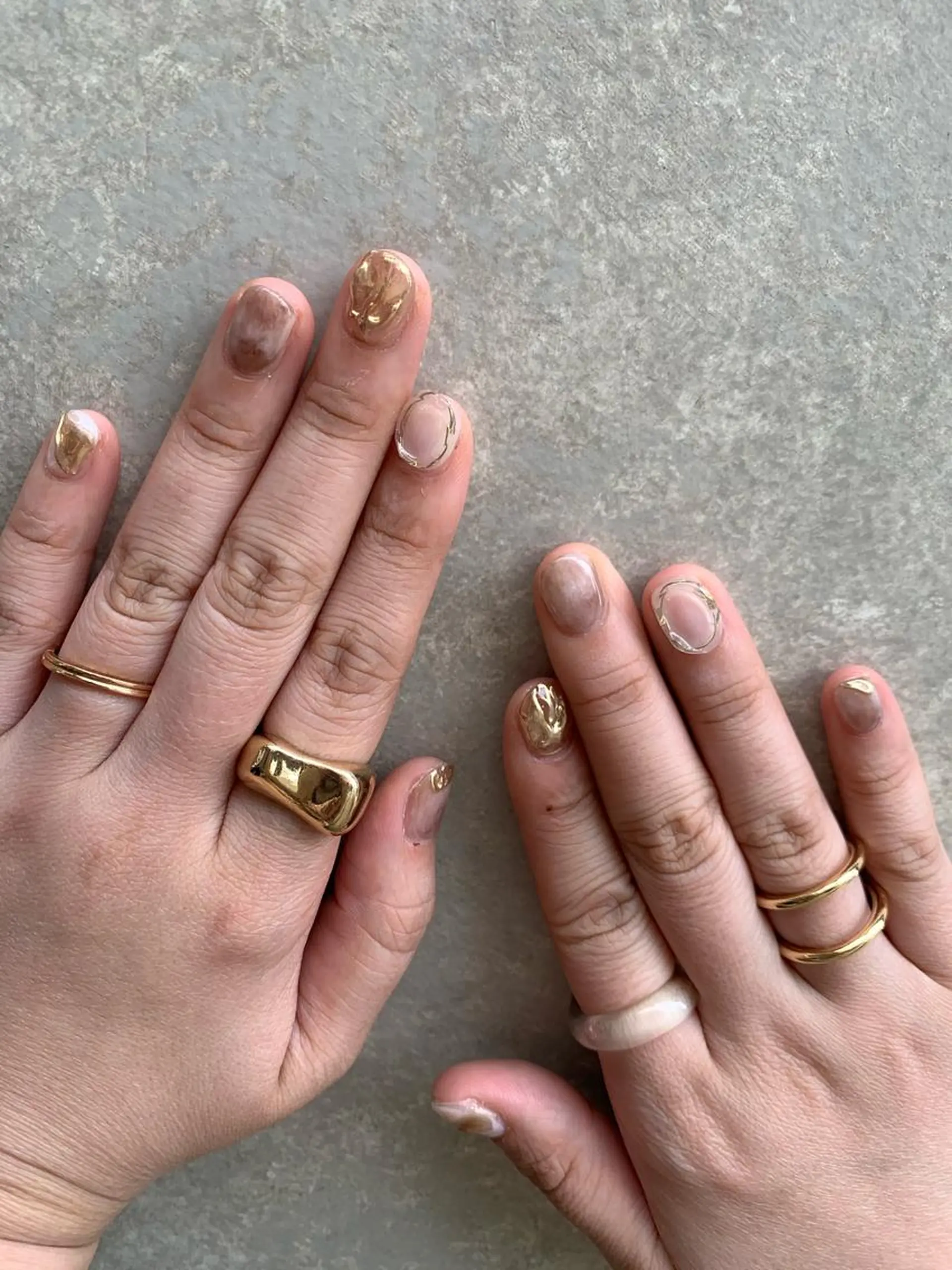 カラー ネイル ハンドネイル 【淡色color/ nail】maikoのネイルデザイン