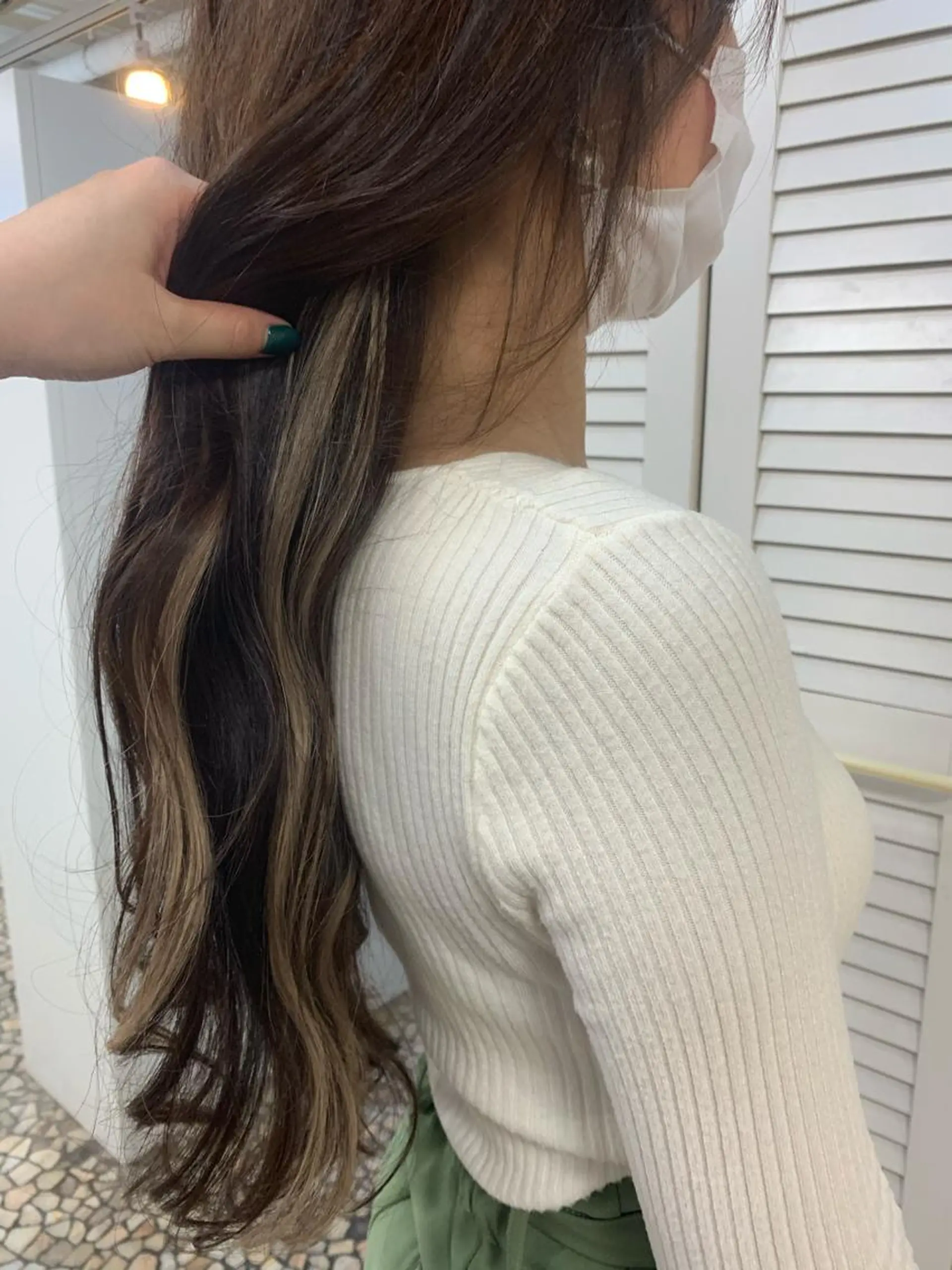 ロング カラー インナーカラー エクステ アンククロス青山店所属・ANKHCROSS りりあのヘアスタイル