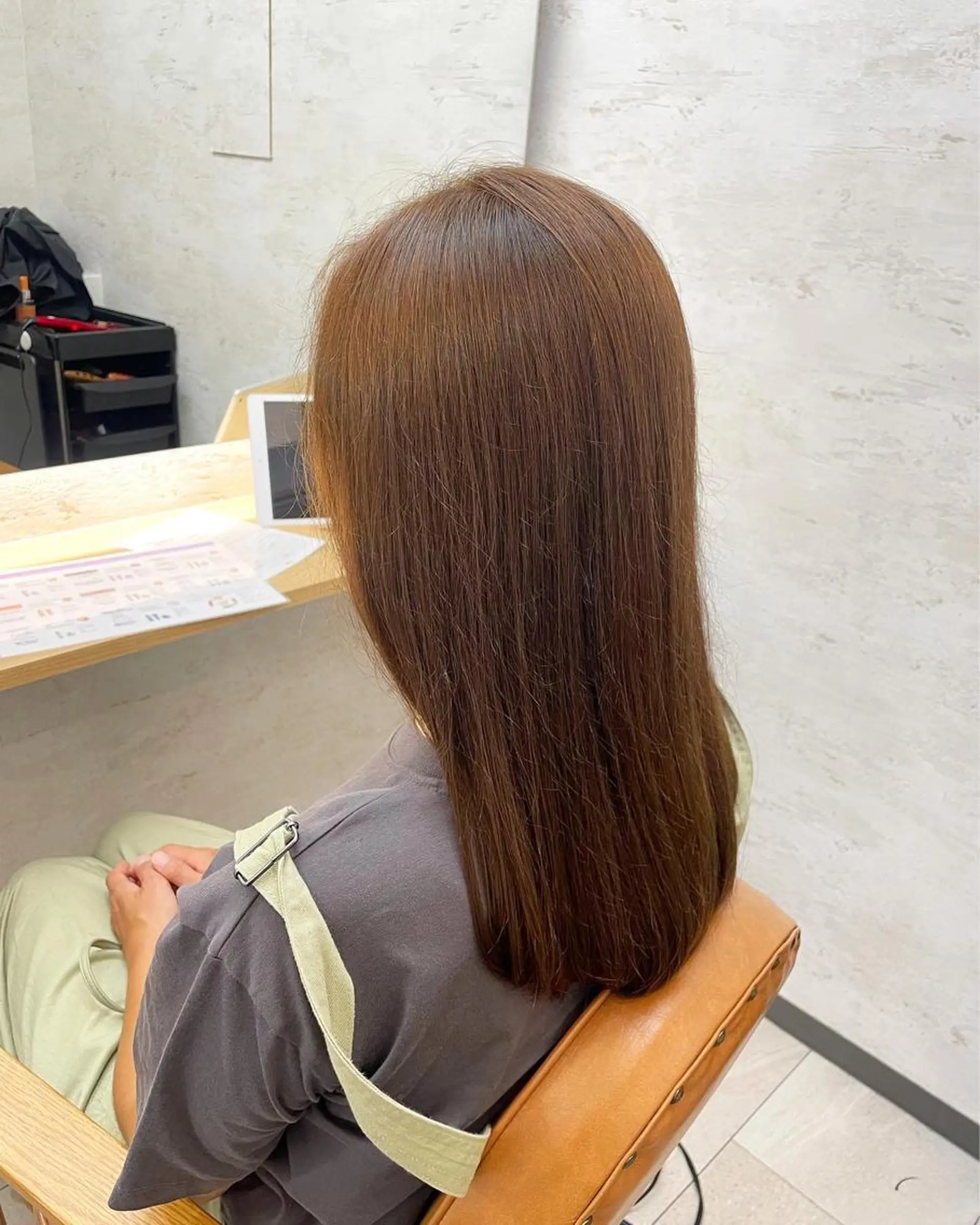 ロング カット ヘアカラー トリートメント 高橋 芽衣のヘアスタイル