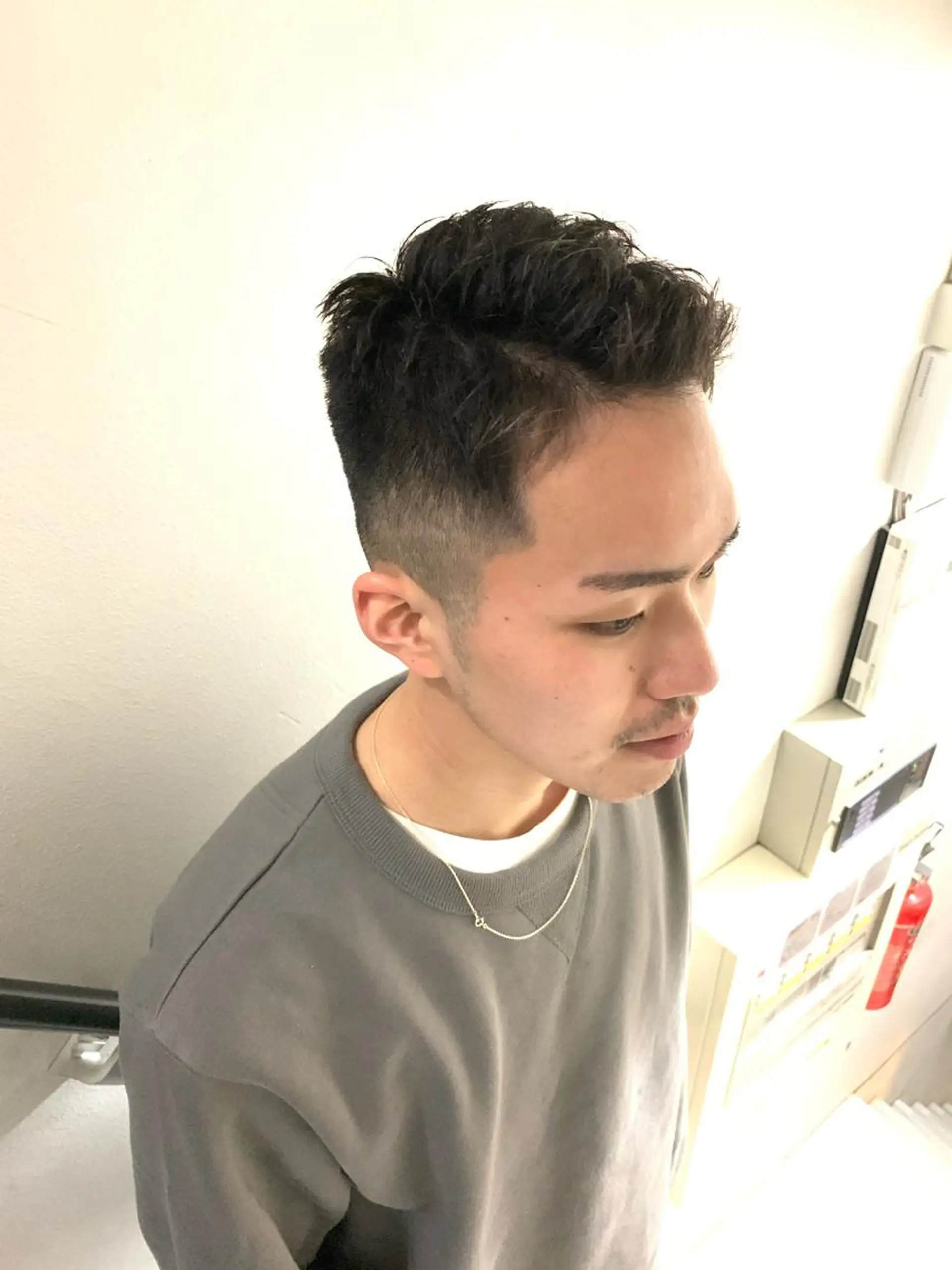 ショート メンズ HIROGINZAプレミアムバーバー赤坂店所属・田中 千恩のヘアスタイル