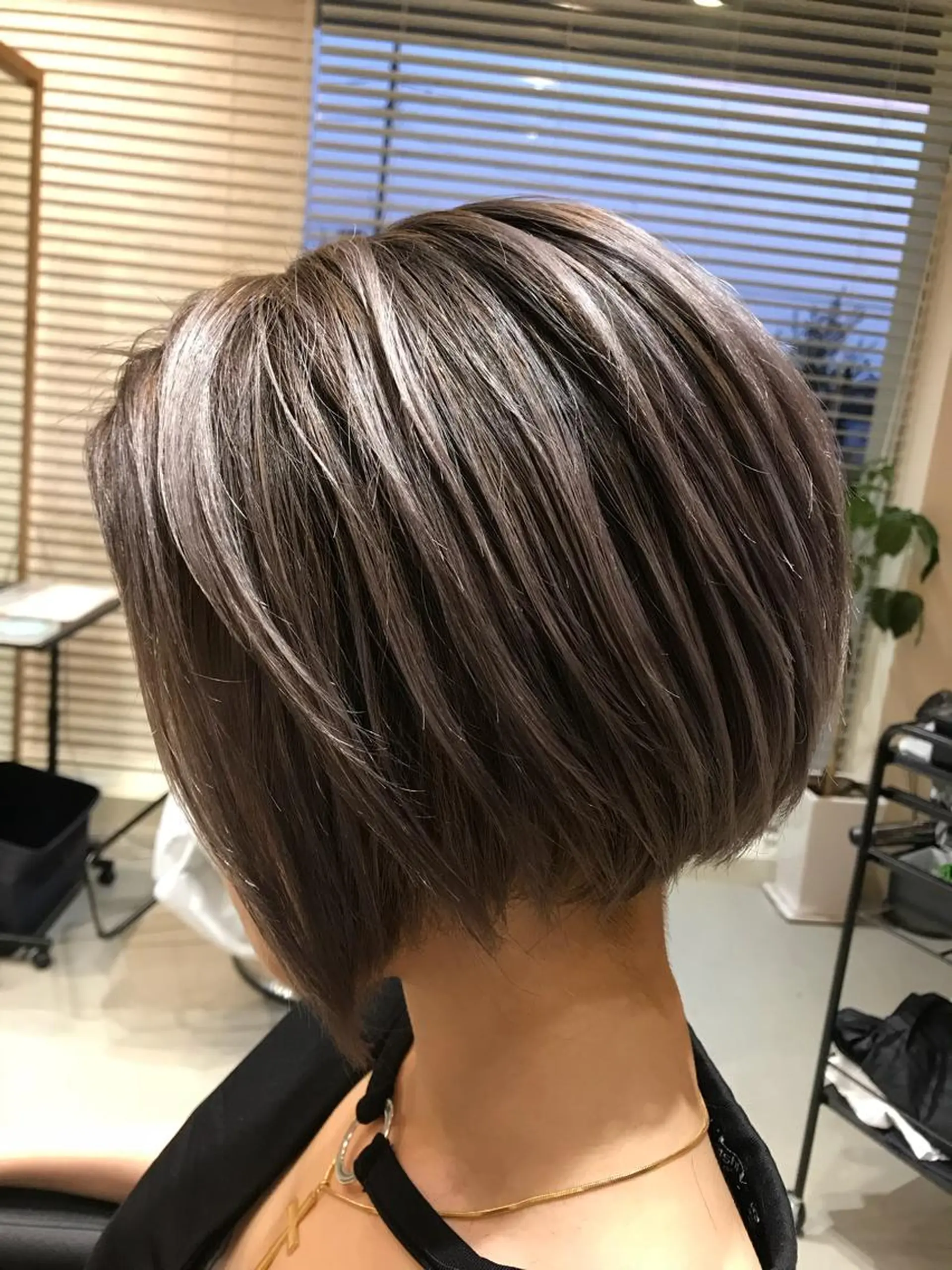 ミディアム カラー 関口 友行のヘアスタイル