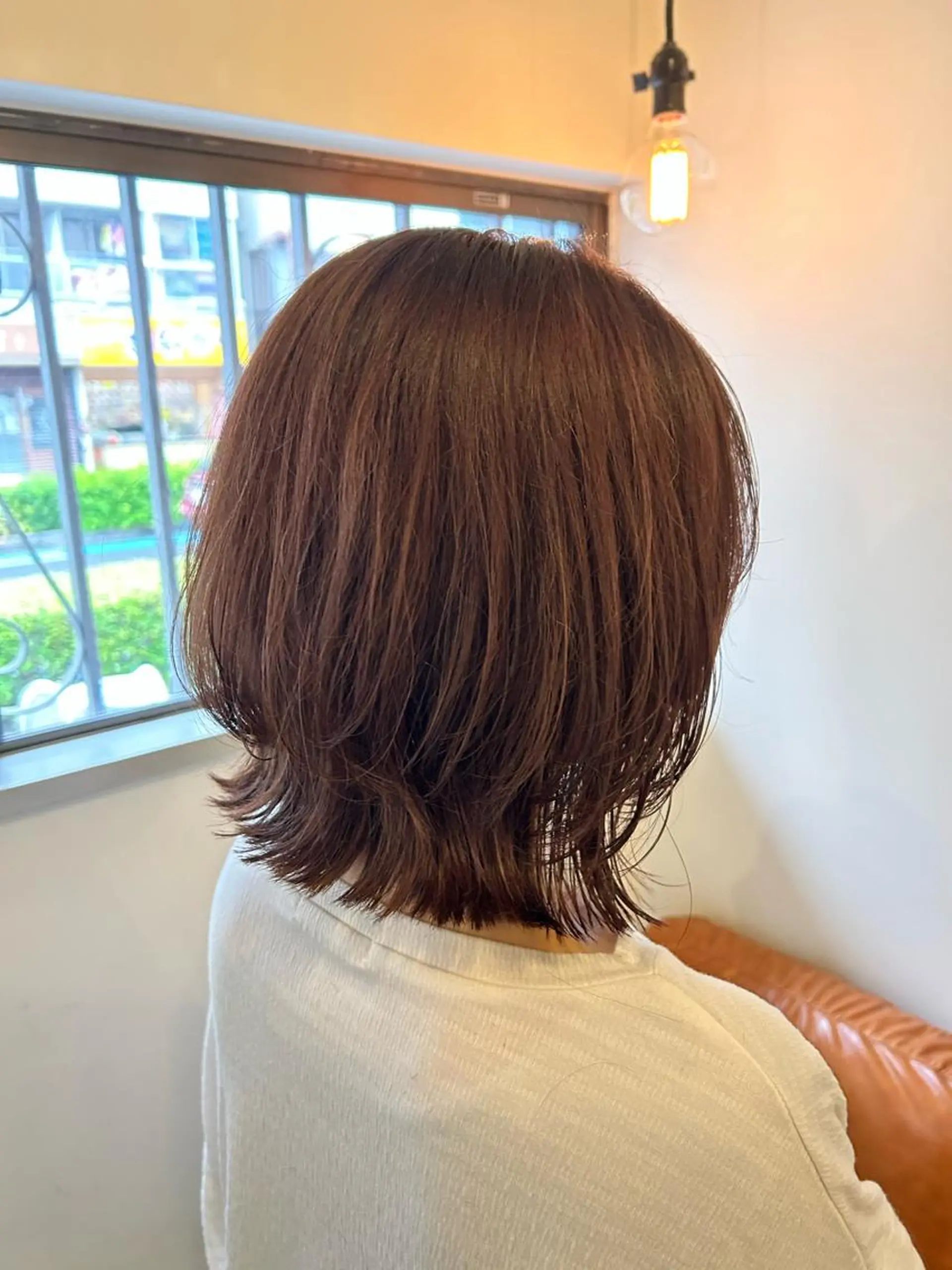 ショート ボブレイヤー ボブ レイヤーカット 南浦和/透明感カラー 美髪矯正💎momoのヘアスタイル