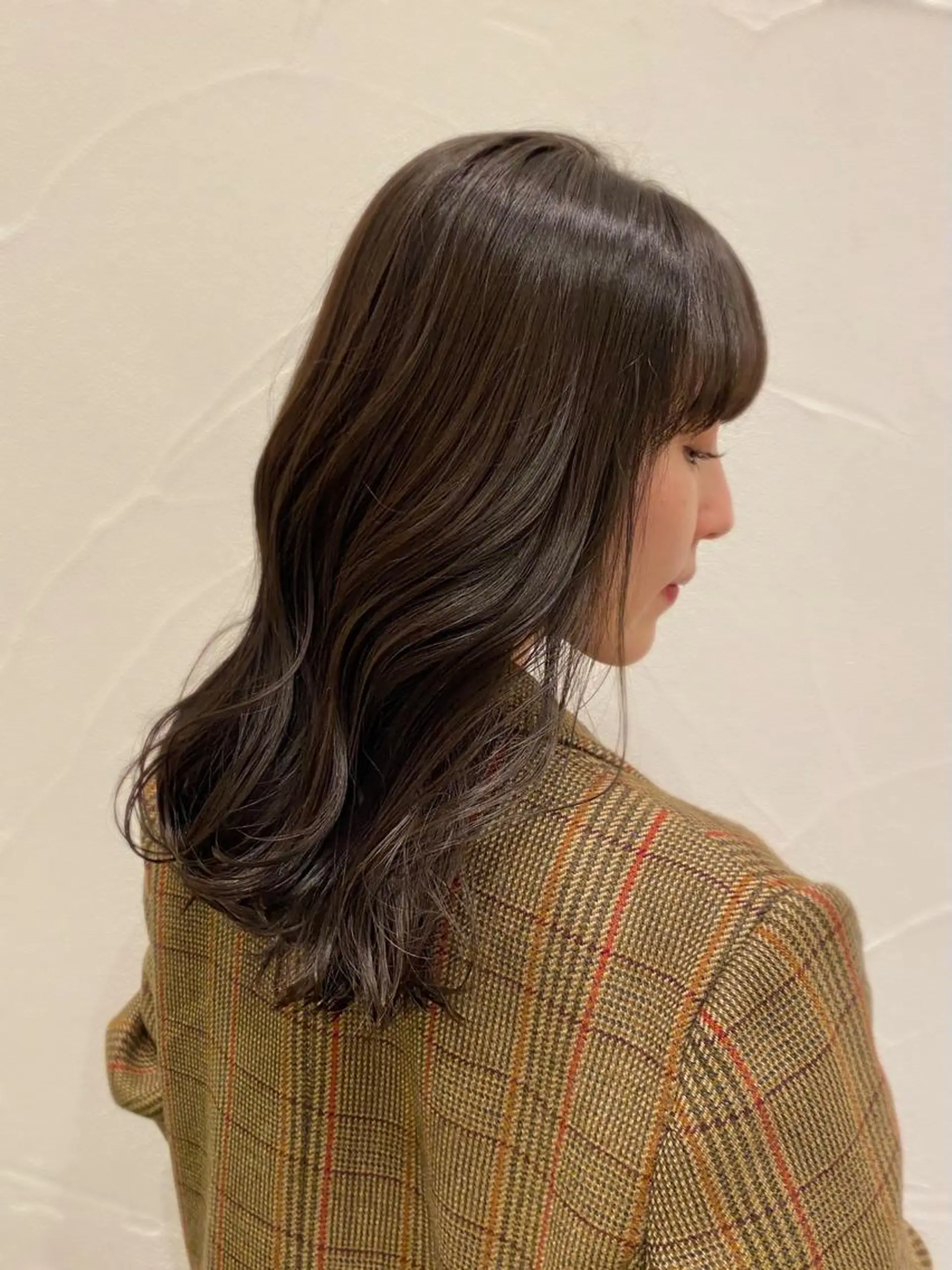 セミロング カラー Ash中目黒店 榊間茜のヘアスタイル