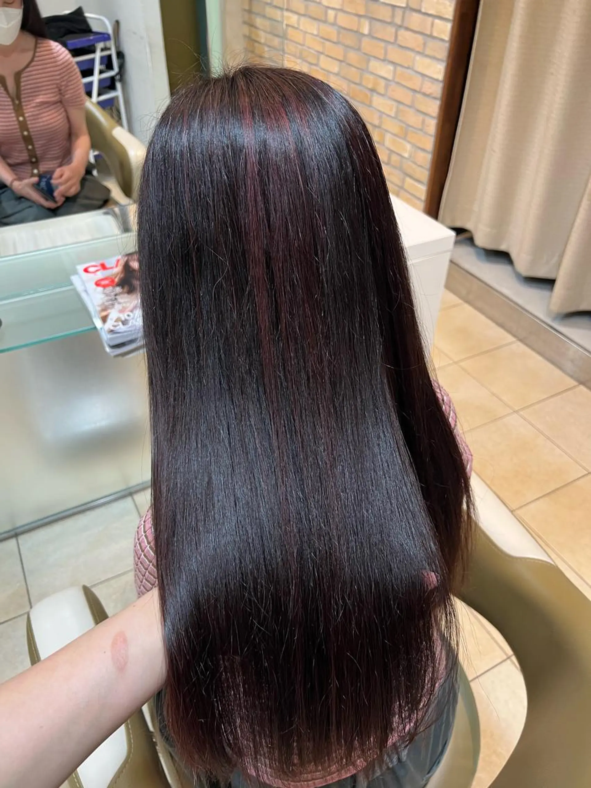 ロング カラー ヘアカラー トリートメント 竹添 有梨沙のヘアスタイル