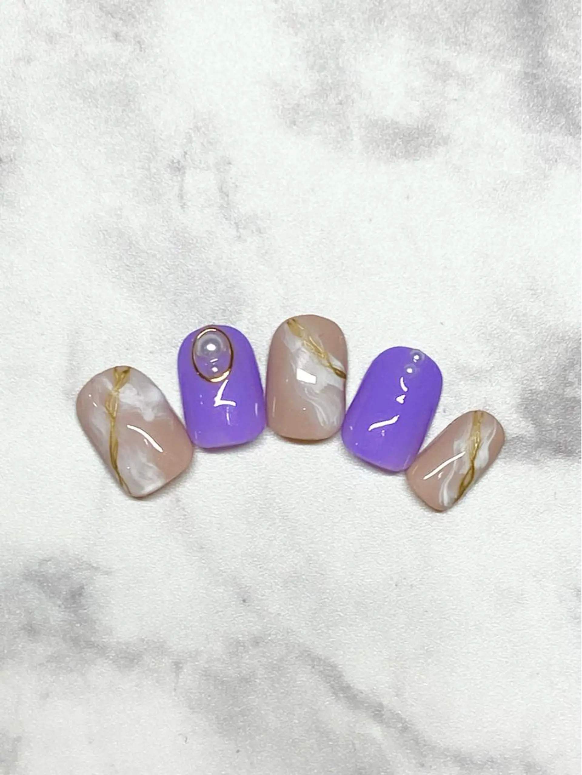 ネイル ジェルネイル ニュアンスネイル パラジェル 夏ネイル Nail&eye Belire 新宿のネイルデザイン