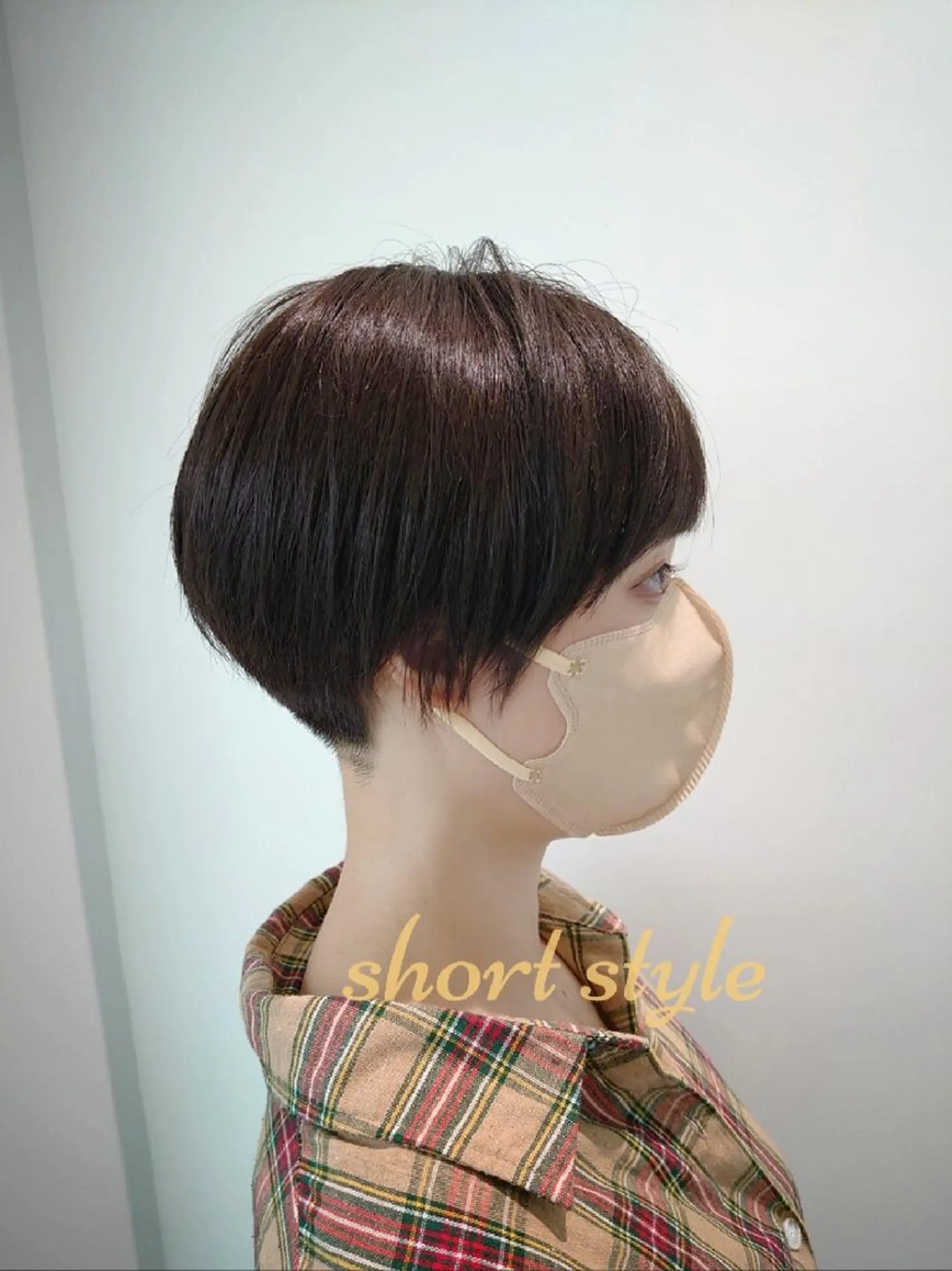 ショート カラー グレージュ ショートヘア GO TODAY SHAiRE SALON キラリトギンザ店所属・🐱higajo🐱 比嘉門(ヒガジョウ)のヘアスタイル