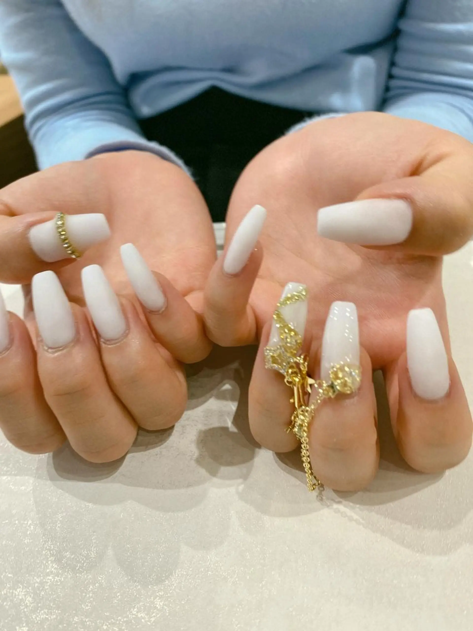 セミロング ハンドネイル JNA認定講師🌸 RIEのネイルデザイン