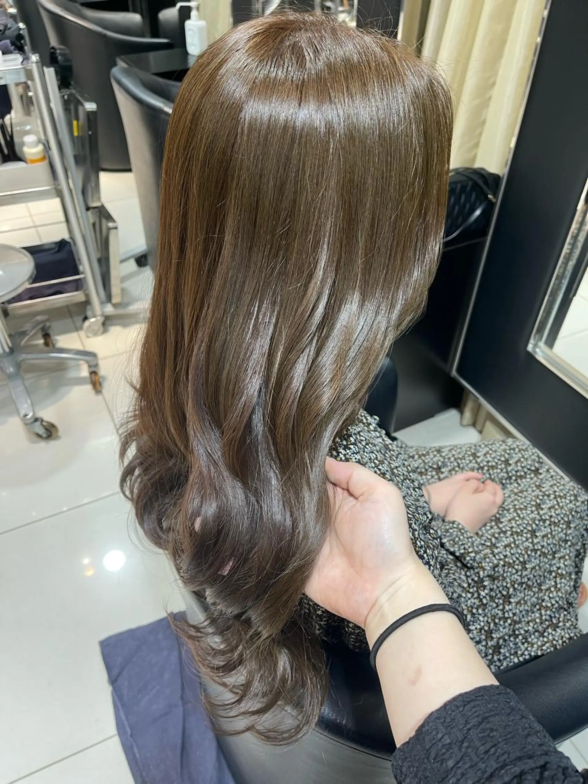 セミロング mana/メンズ/ ヘアセット/ブリーチのヘアスタイル