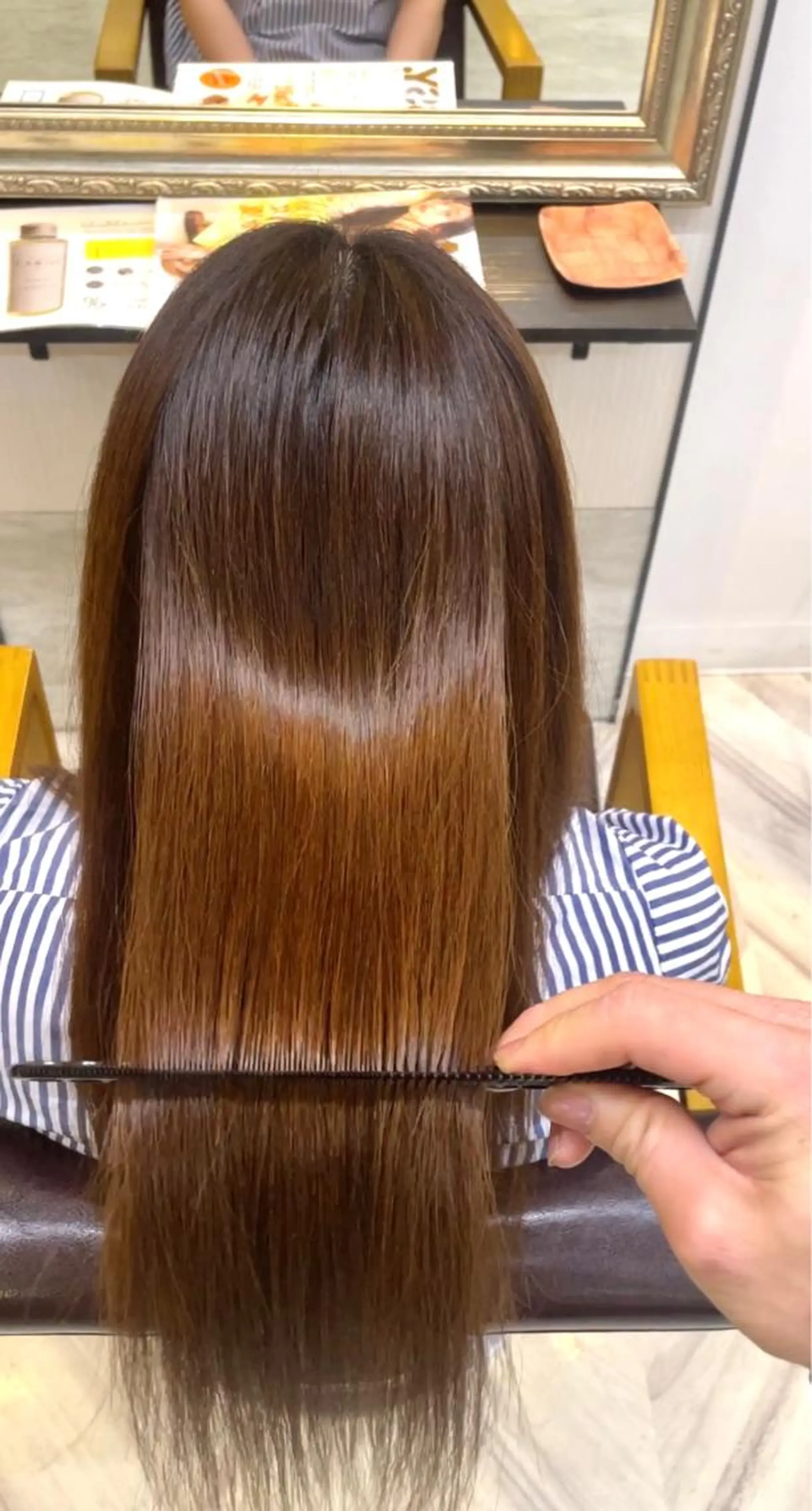 ロング CAROS　atelier所属・安倍 辰哉のヘアスタイル