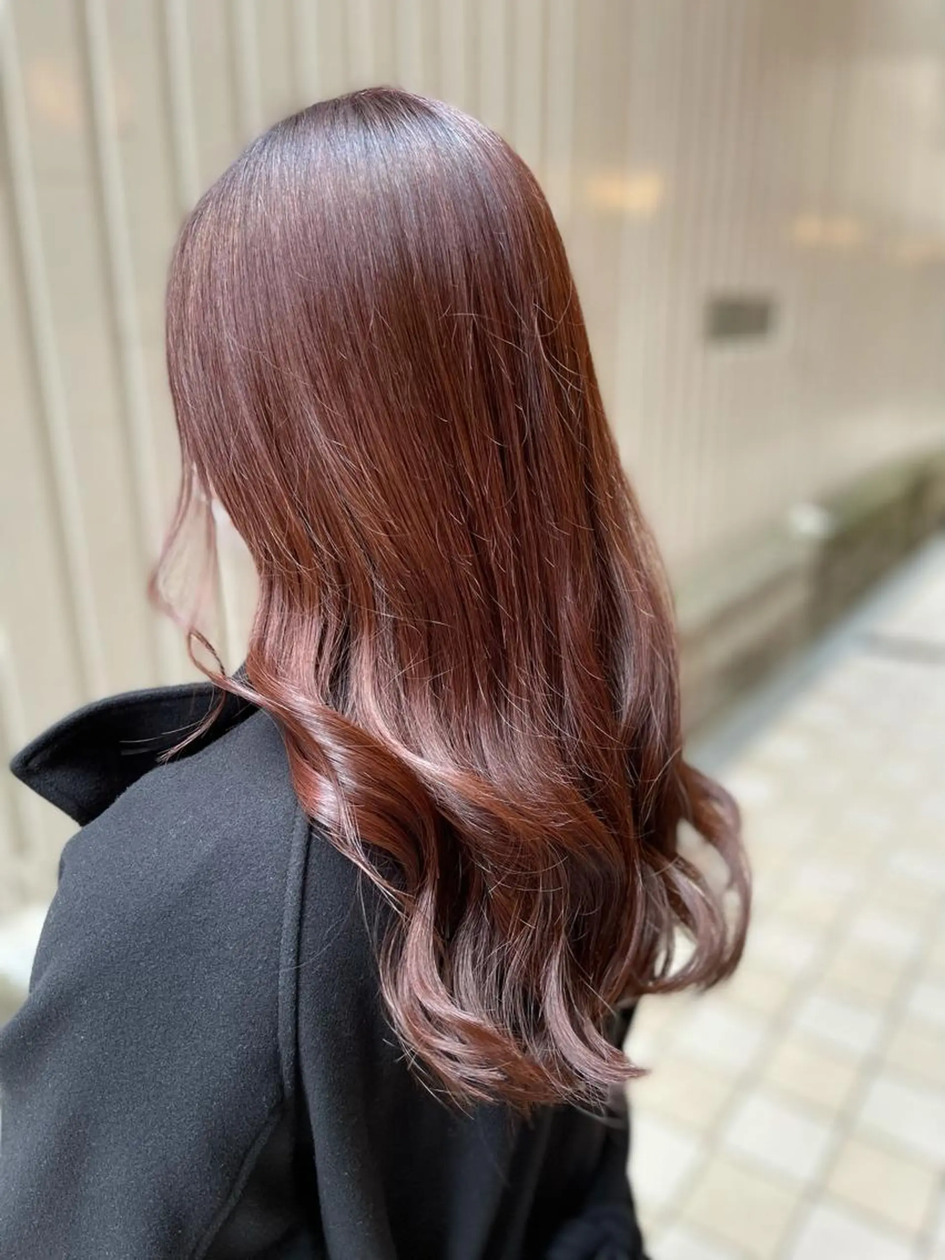 セミロング ヘアカラー トリートメント antica YOSHIのヘアスタイル