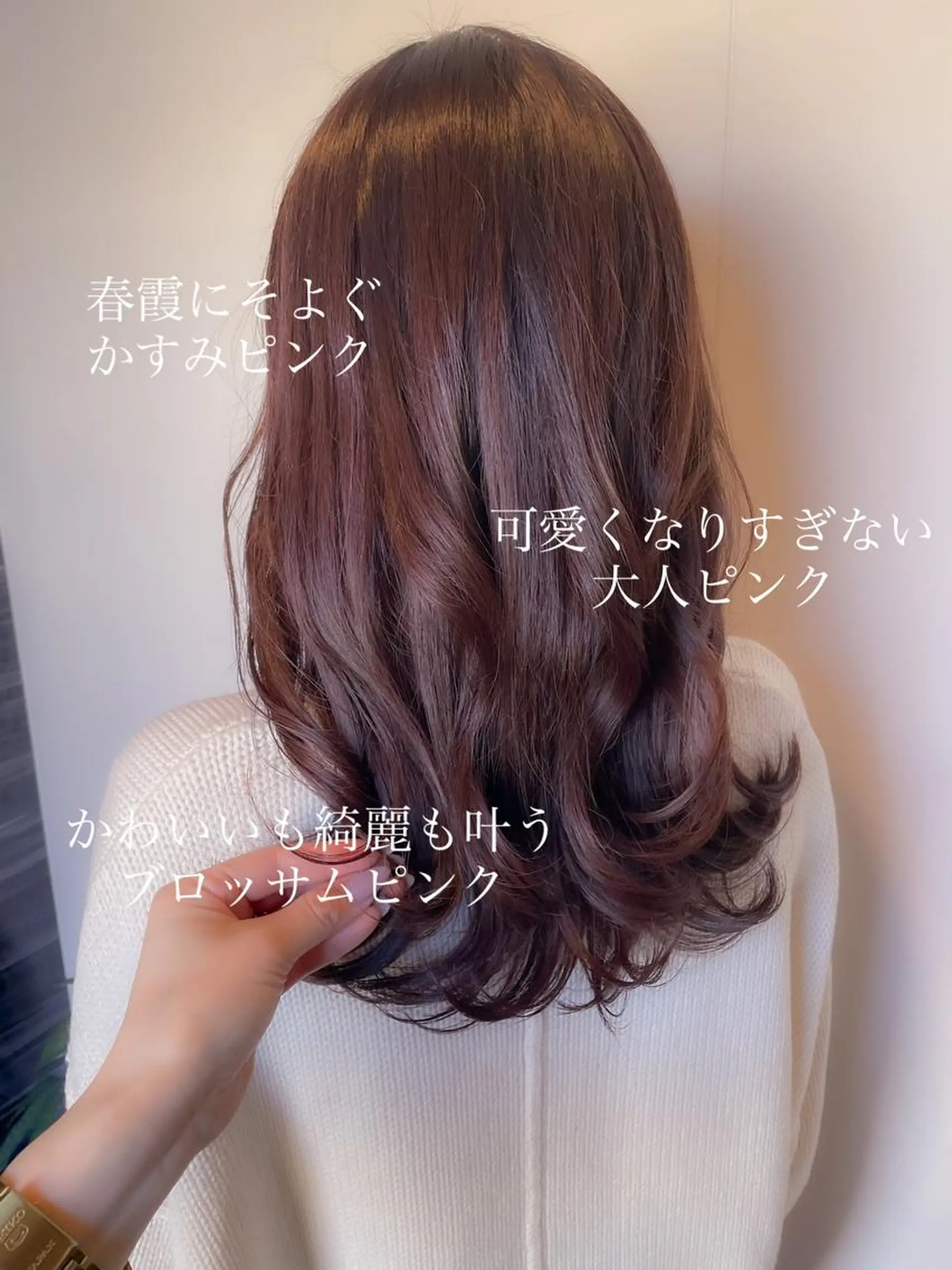 セミロング カラー ヘアアレンジ topstylist 芳賀みなみのヘアスタイル