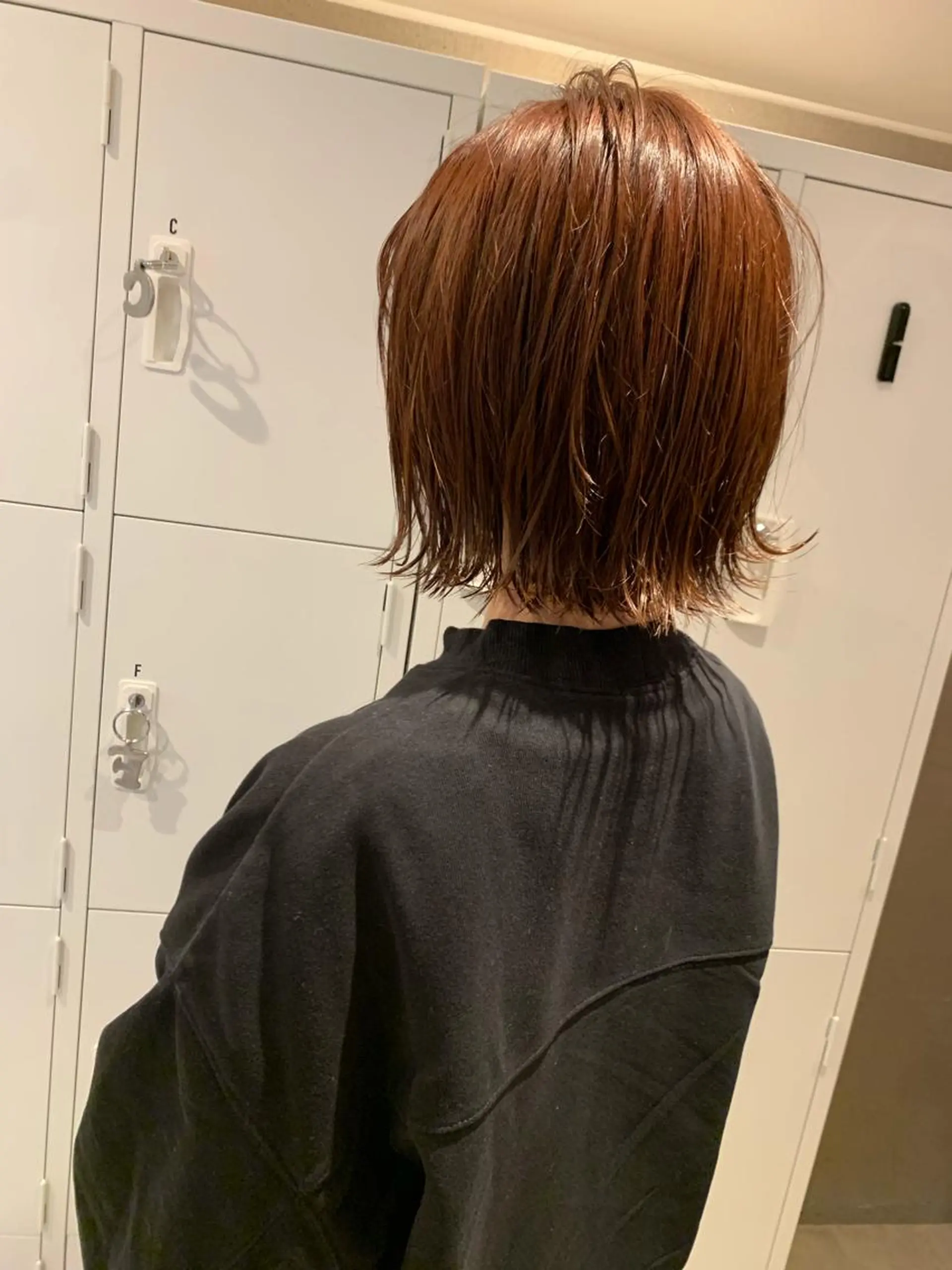 ショート カラー 髪質改善ストレート/ 東徳嶺 みくのヘアスタイル