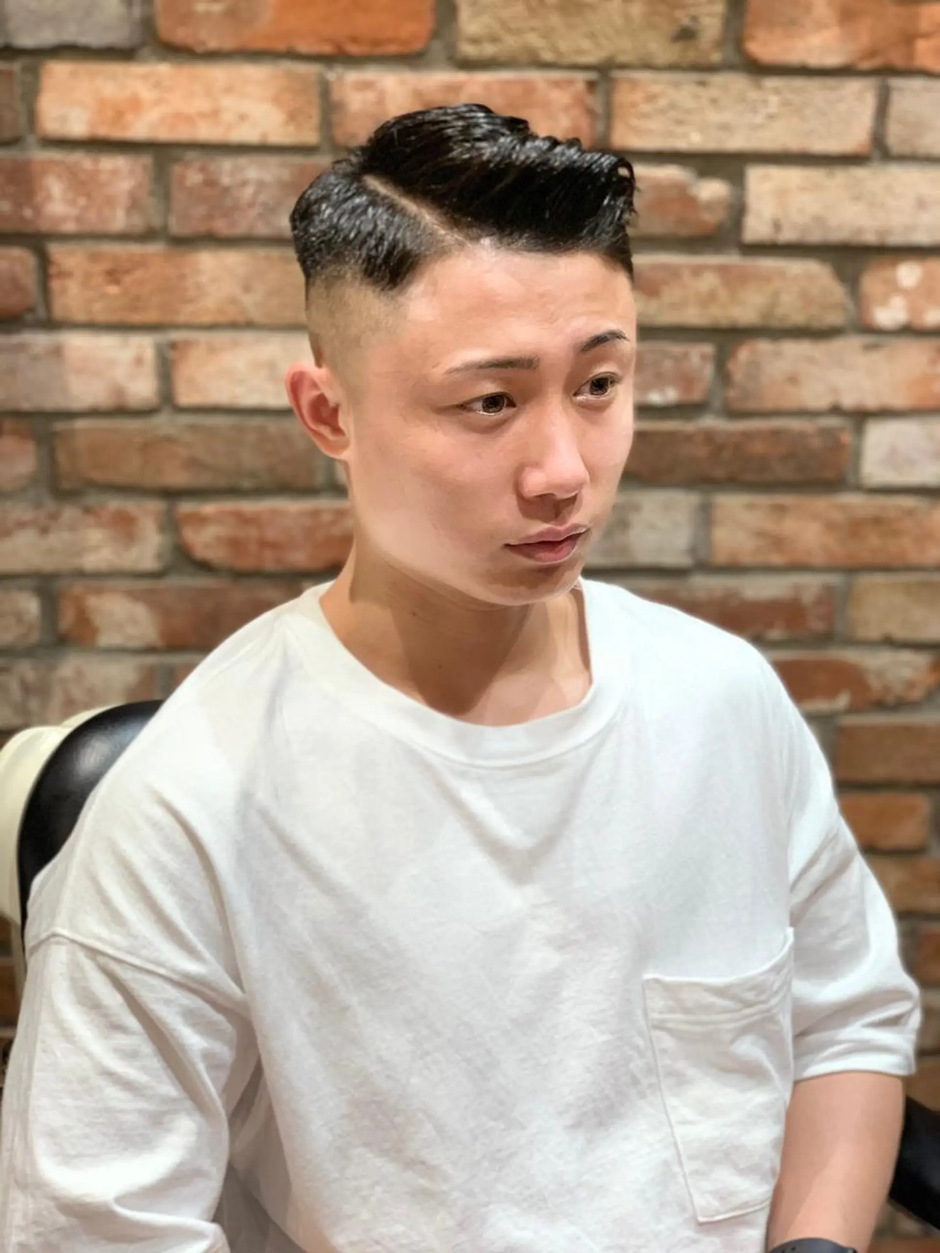 ショート メンズ HIROGINZAプレミアムバーバー赤坂店所属・田中 千恩のヘアスタイル