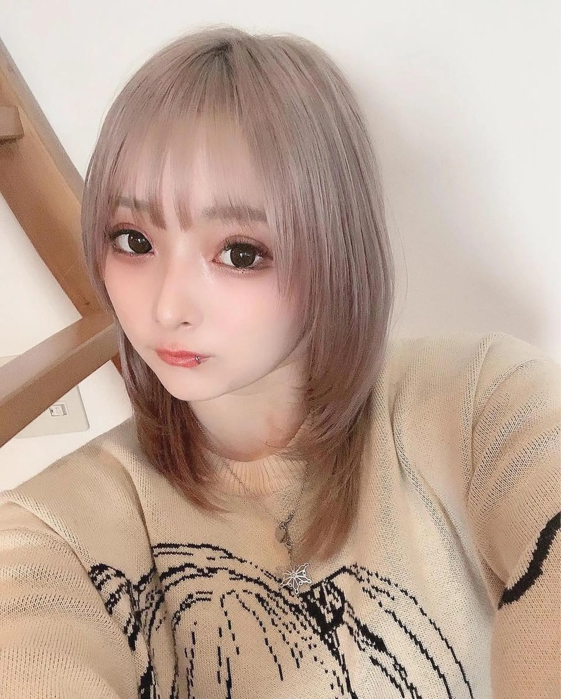 ミディアム カラー カット ヘアカラー 310【サンイチマル】所属・透明感ハイトーン🦄 キラ🌈のヘアスタイル