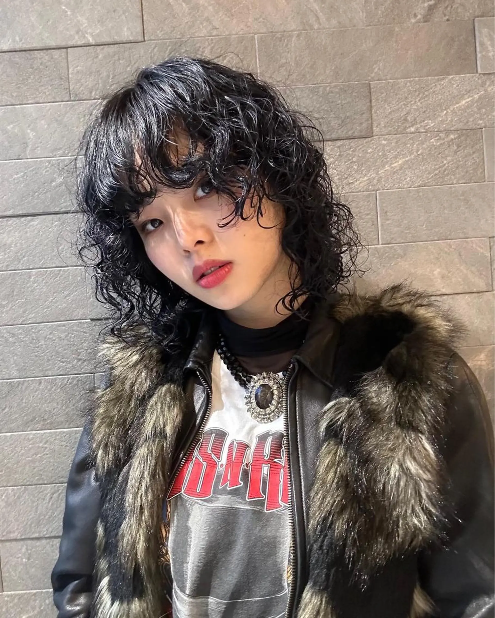 ミディアム パーマ P.S  gemmie所属・Tetta 🤙のヘアスタイル