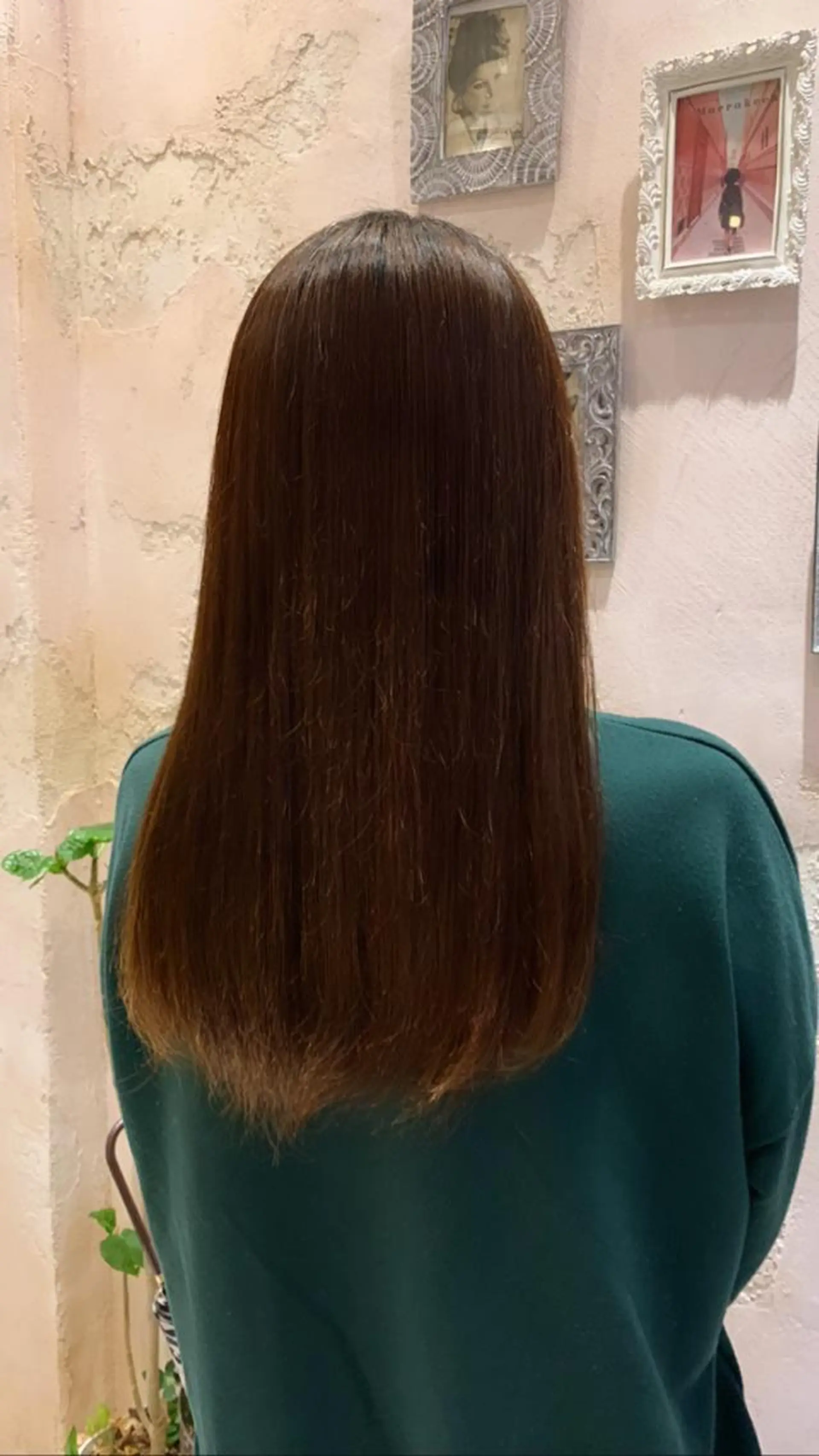 ロング 川井麻由🎀アイドル 量産🎀ピンクカラーのヘアスタイル