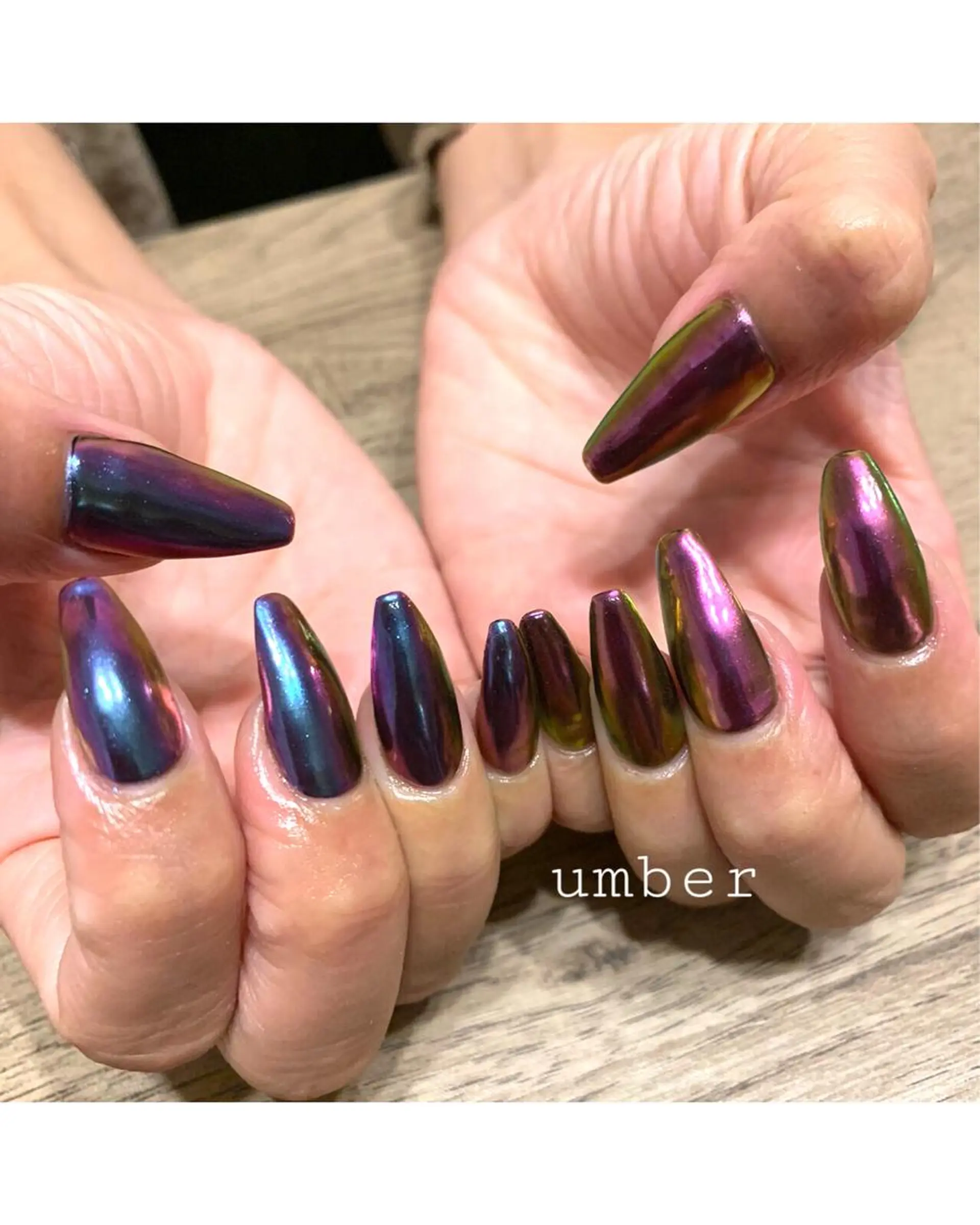 ネイル クリアネイル フットネイル フレンチネイル グラデーション マグネットネイル ハンドネイル umber 三茶1分のネイルデザイン