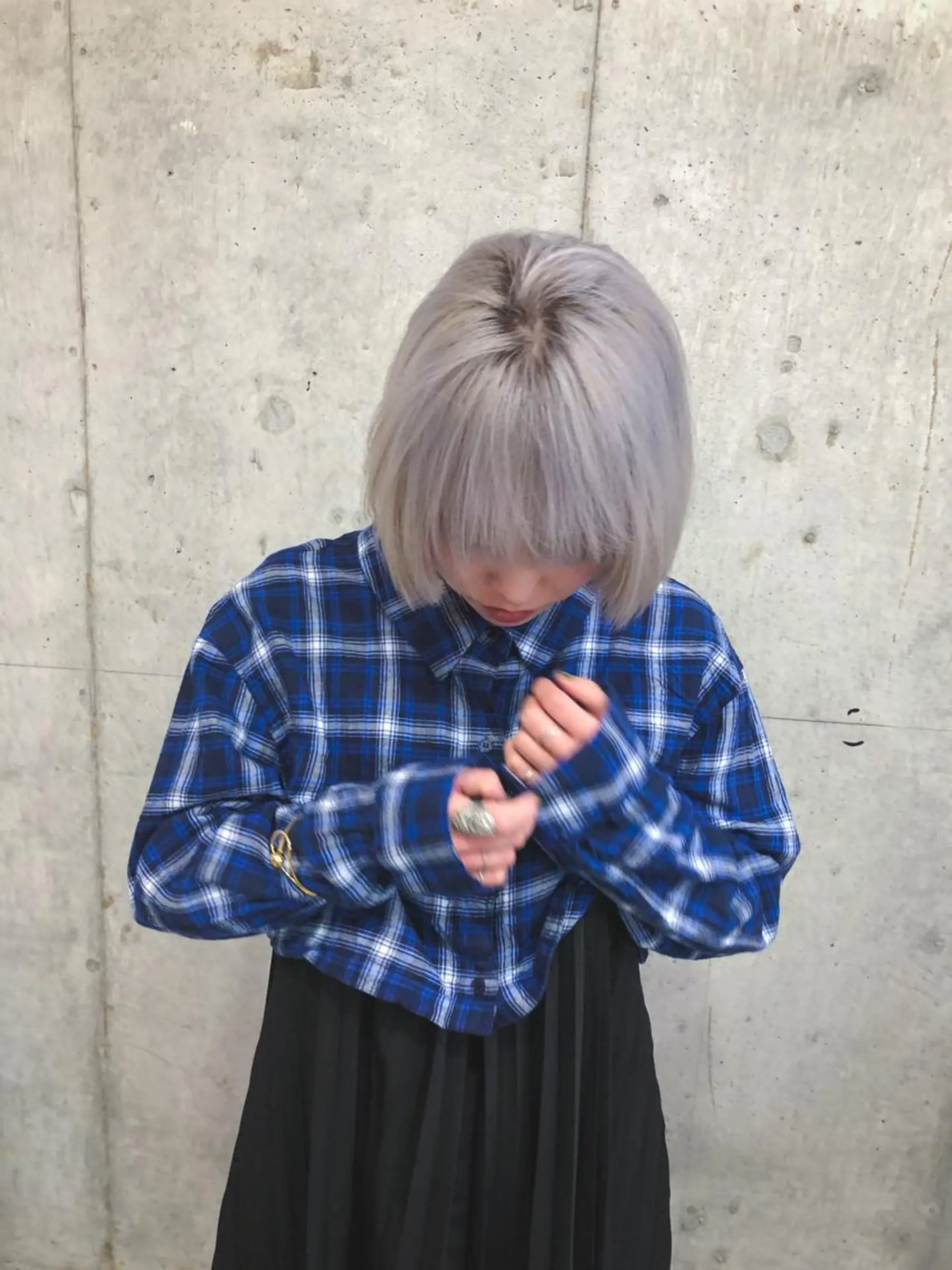 ショート カラー ヘアアレンジ レイヤー/ウルフ/ ハッシュカット/そらのヘアスタイル