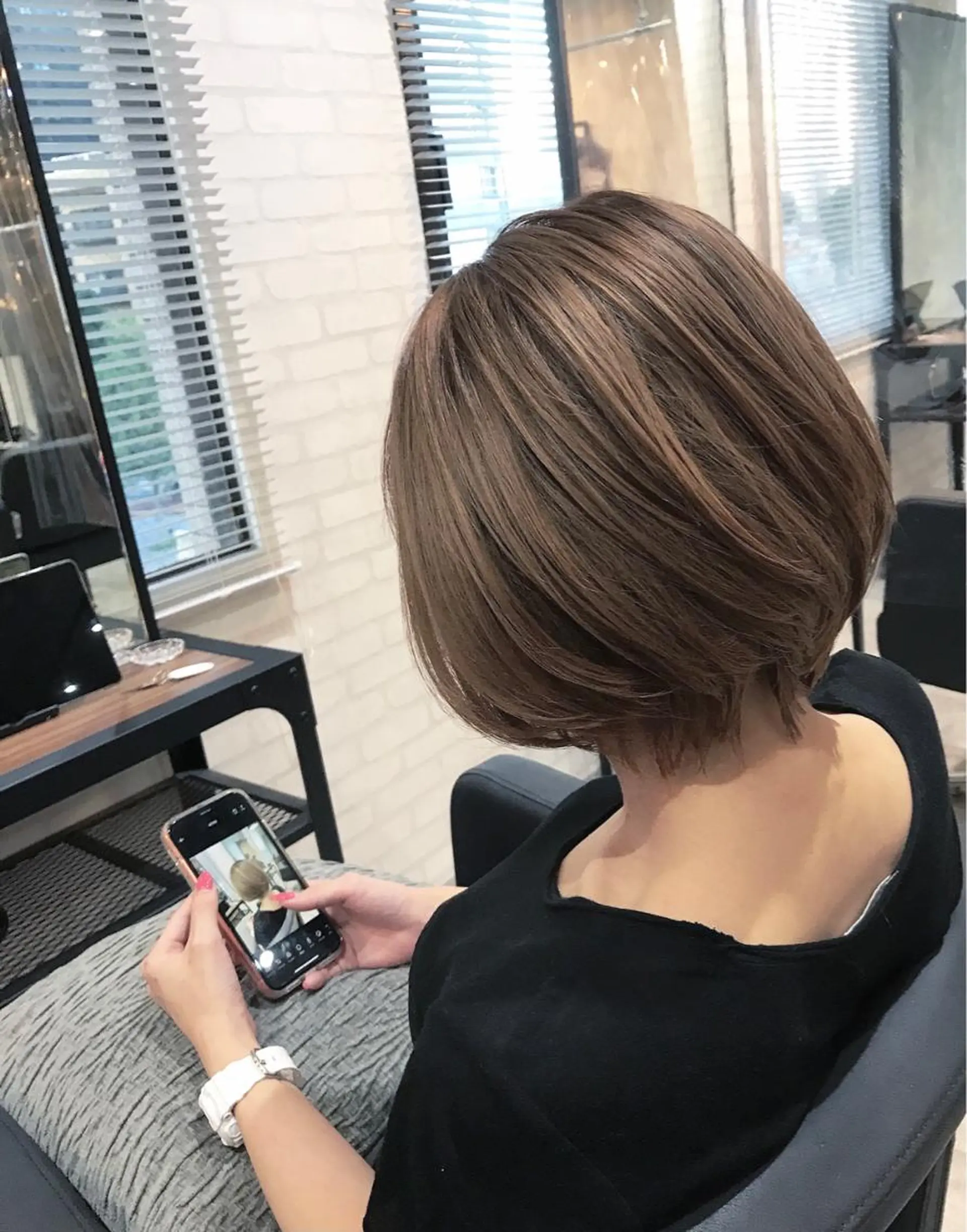 ショート カラー パーマ 福田　洋樹 /  zina博多のヘアスタイル