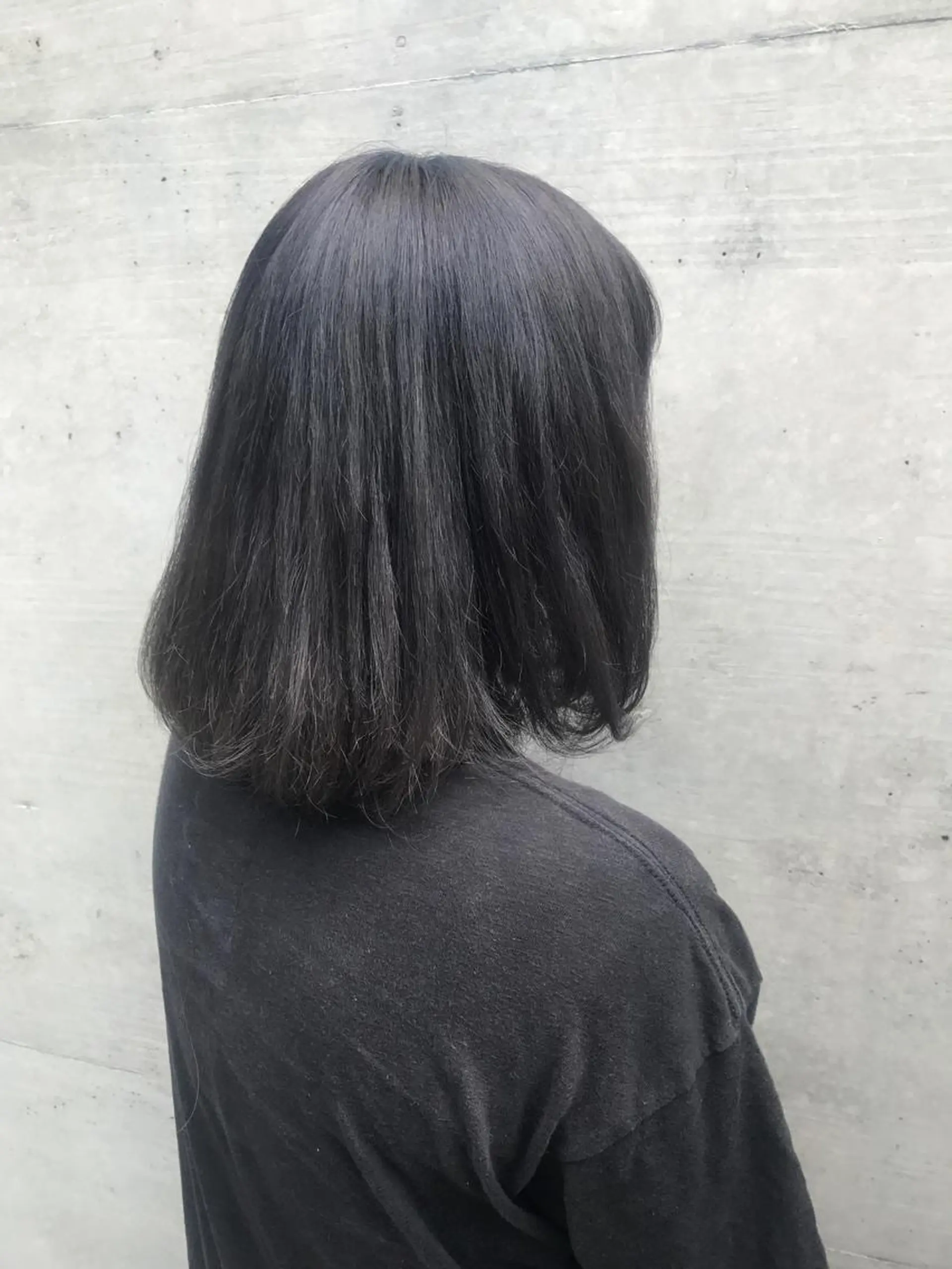 ミディアム カラー ブルーカラー ブルーグレー ていねい技術No.1 🌈諏訪 健太のヘアスタイル