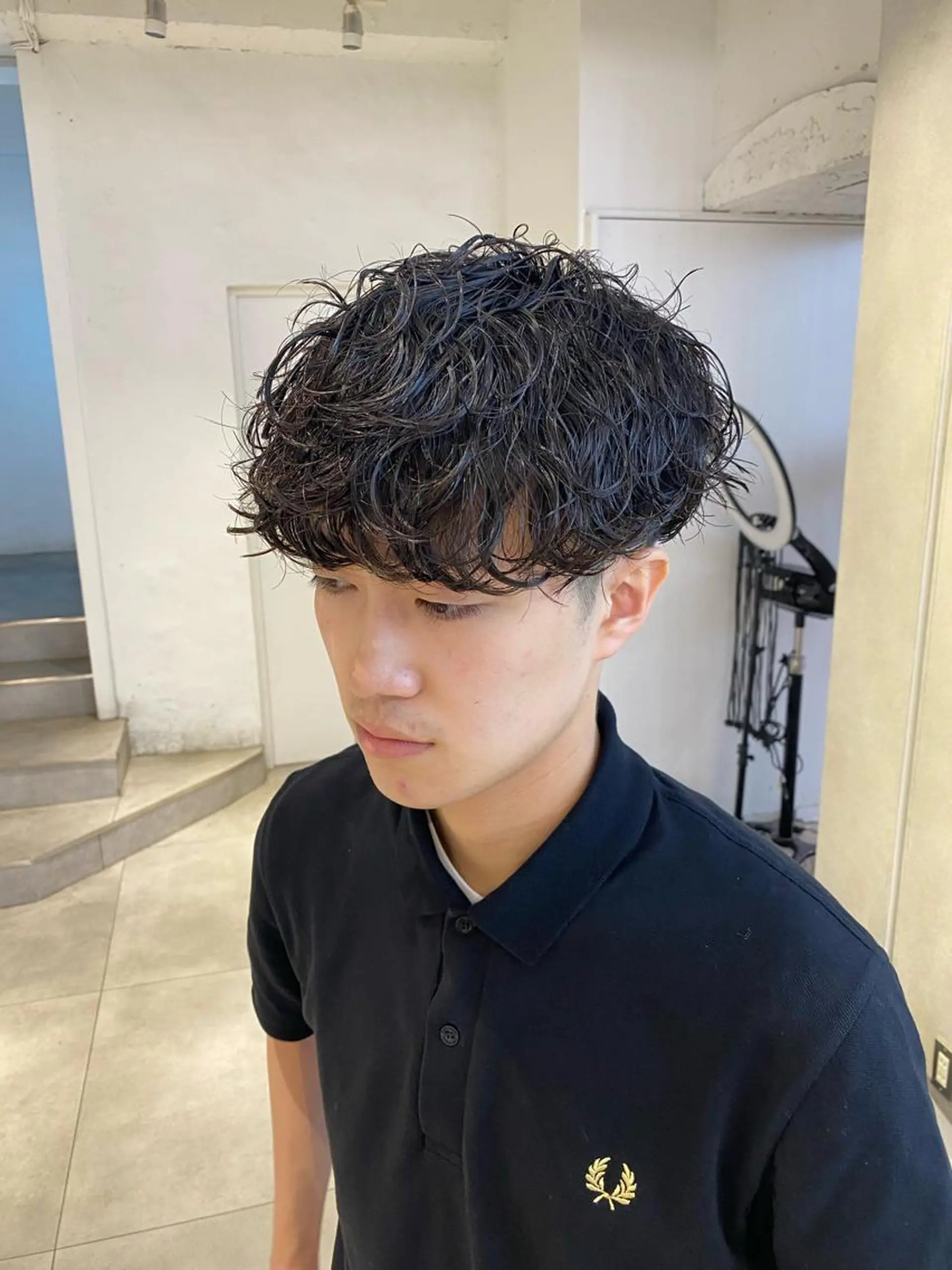 パーマ メンズ 新宿【メンズパーマ】 塩澤太一のヘアスタイル